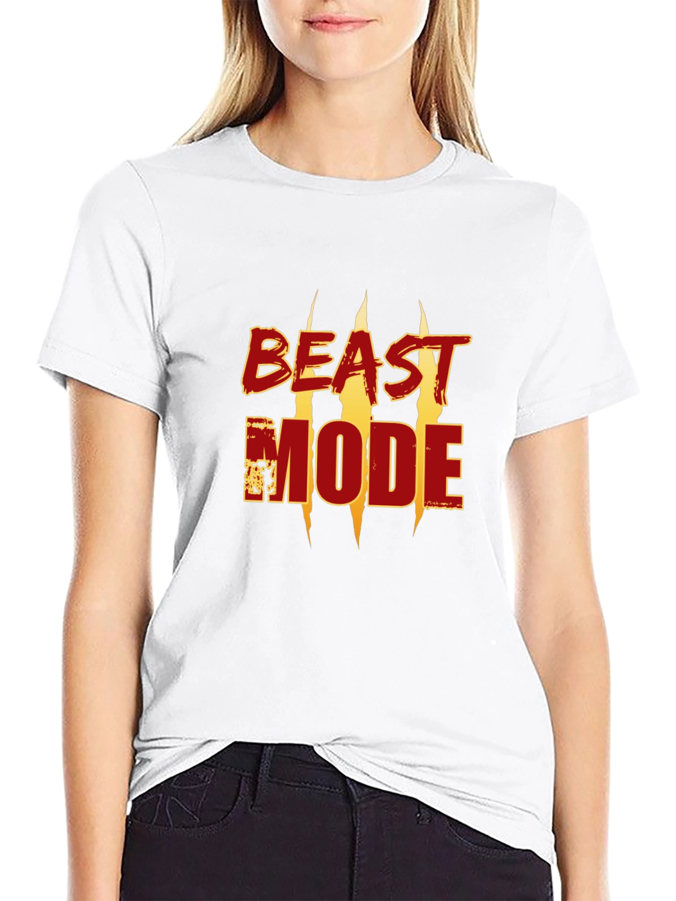 Black Beast Mode Graphic Tee - Black view 9