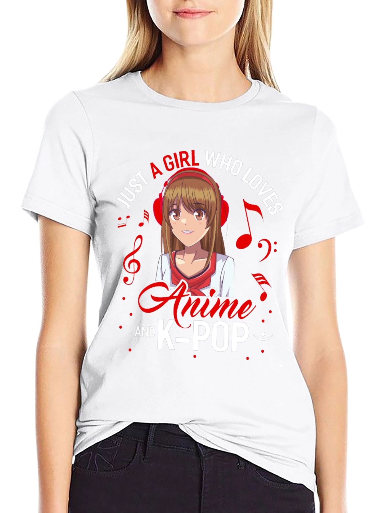 Black Anime and K-Pop Lover T-Shirt - Unique Design! view 9