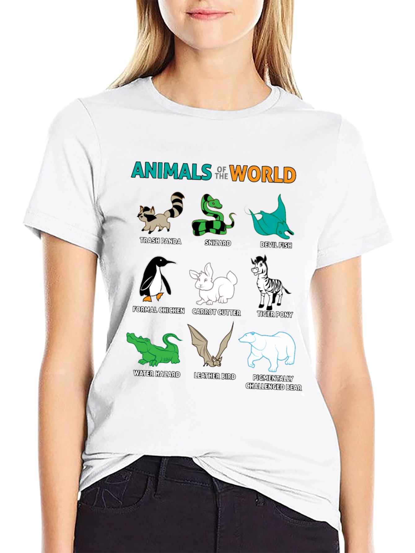 Black Funny Animal Pun T-Shirt view 9