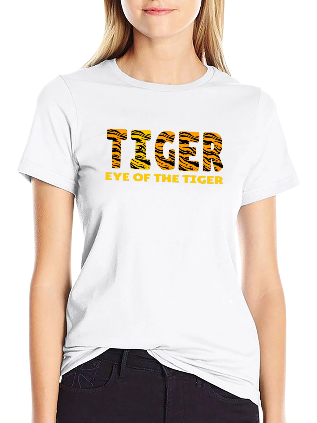 Black Eye of the Tiger Graphic Tee view 9