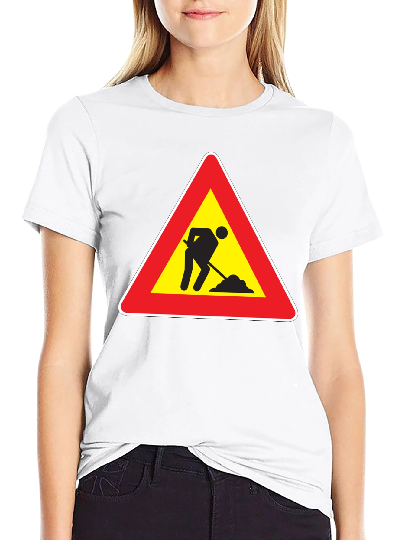 Black Men at Work Graphic T-Shirt - Black view 9