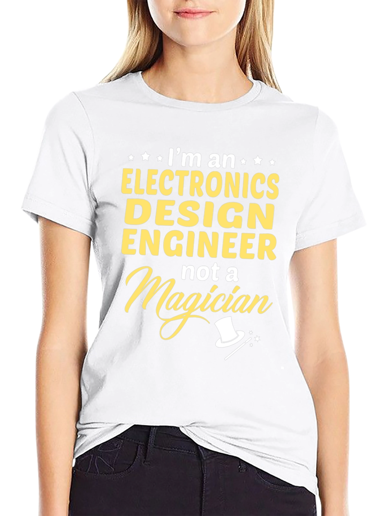 Black Electronics Design Engineer Graphic T-Shirt view 9