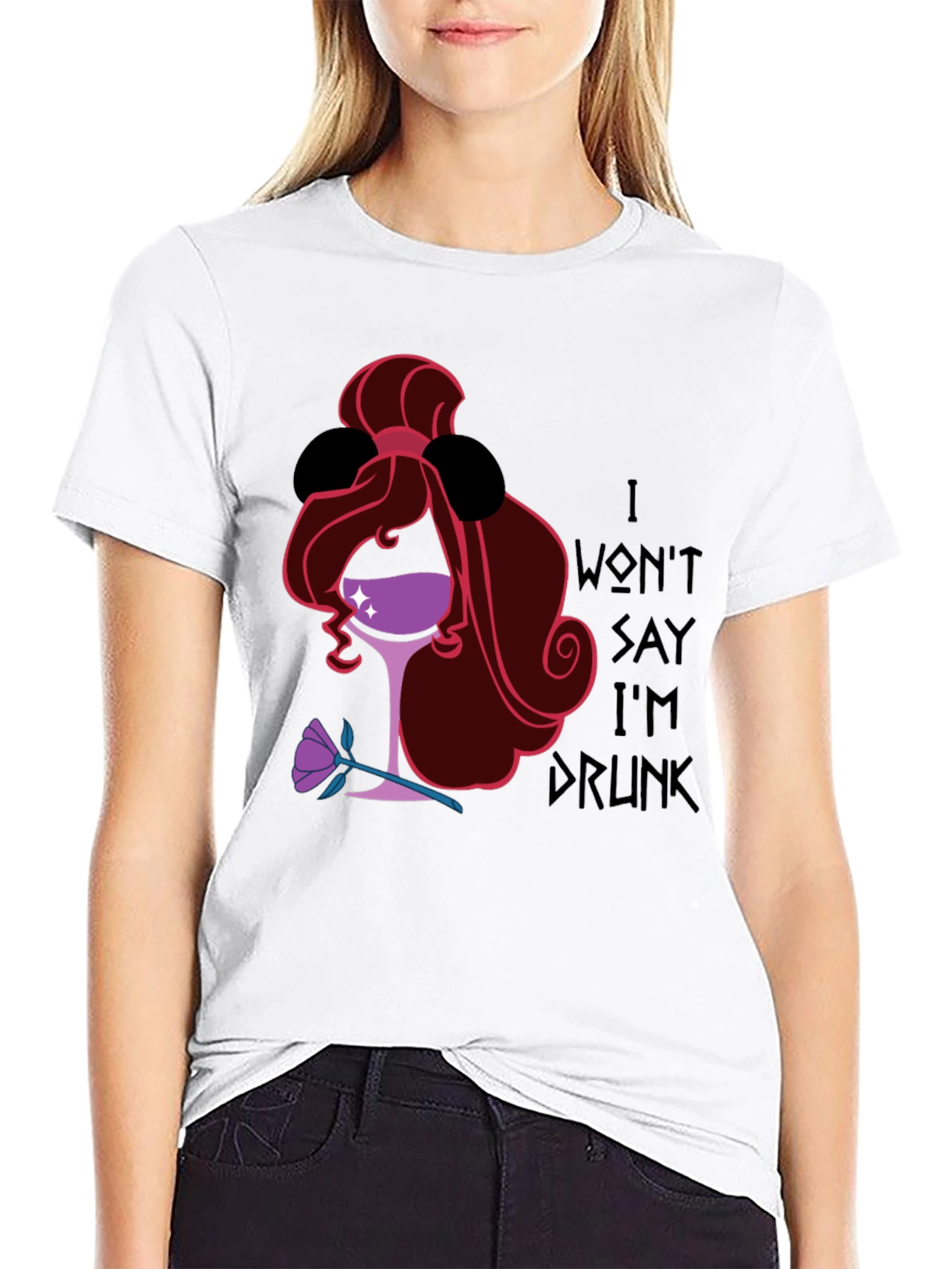 Black I Won't Say I'm Drunk T-Shirt view 9