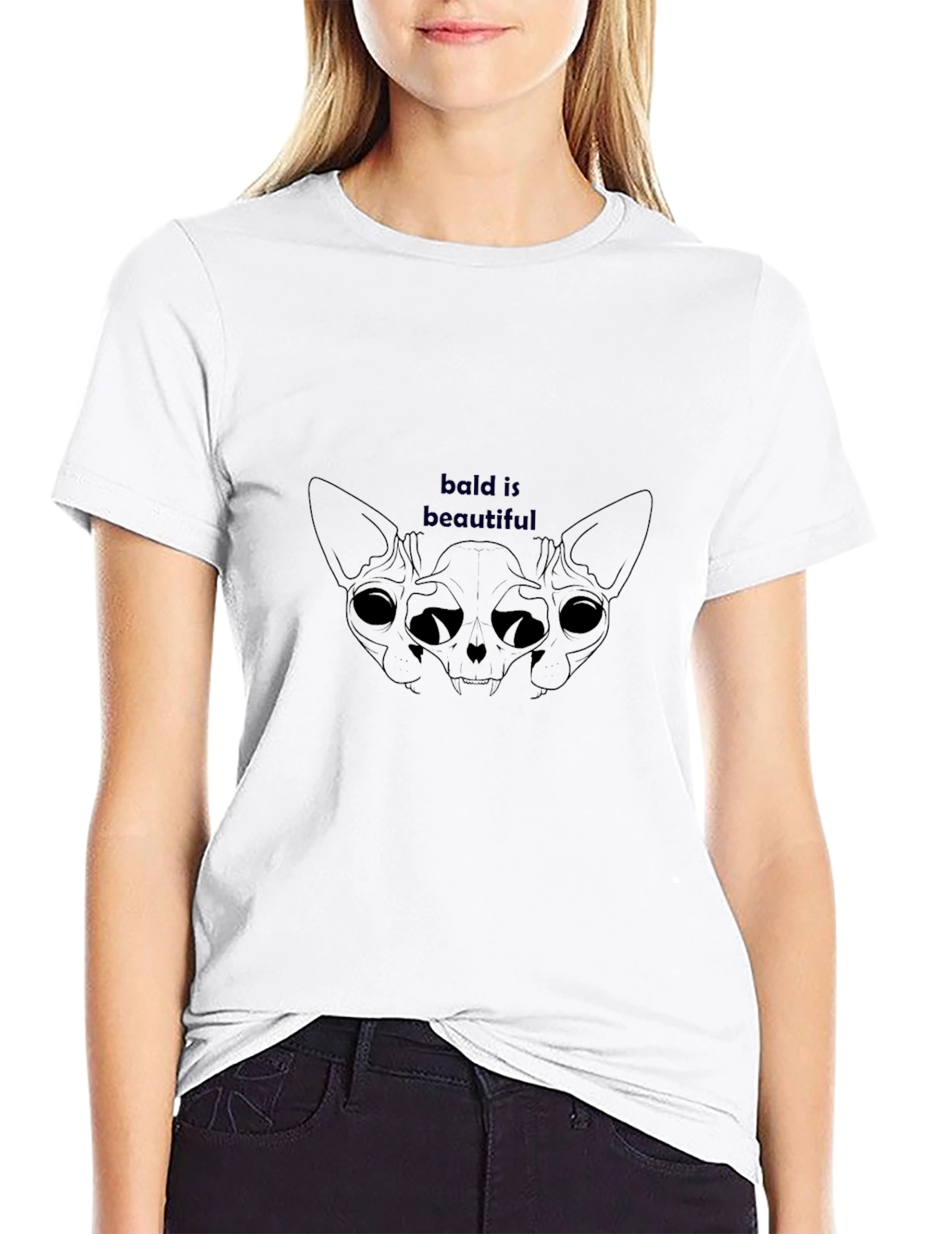 Black Bald is Beautiful T-Shirt - Unisex view 9