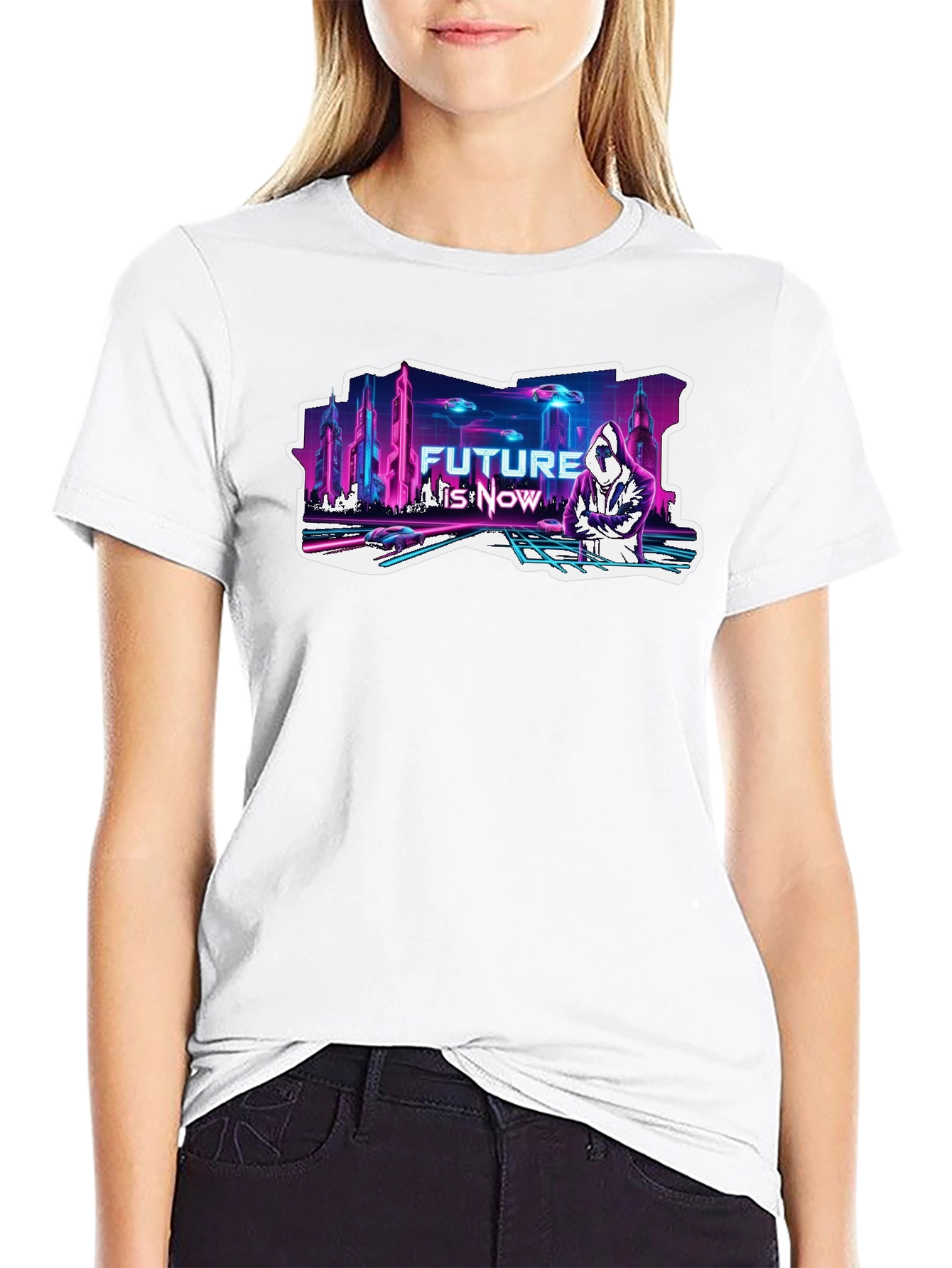 Black Future is Now Graphic T-Shirt - Black view 9