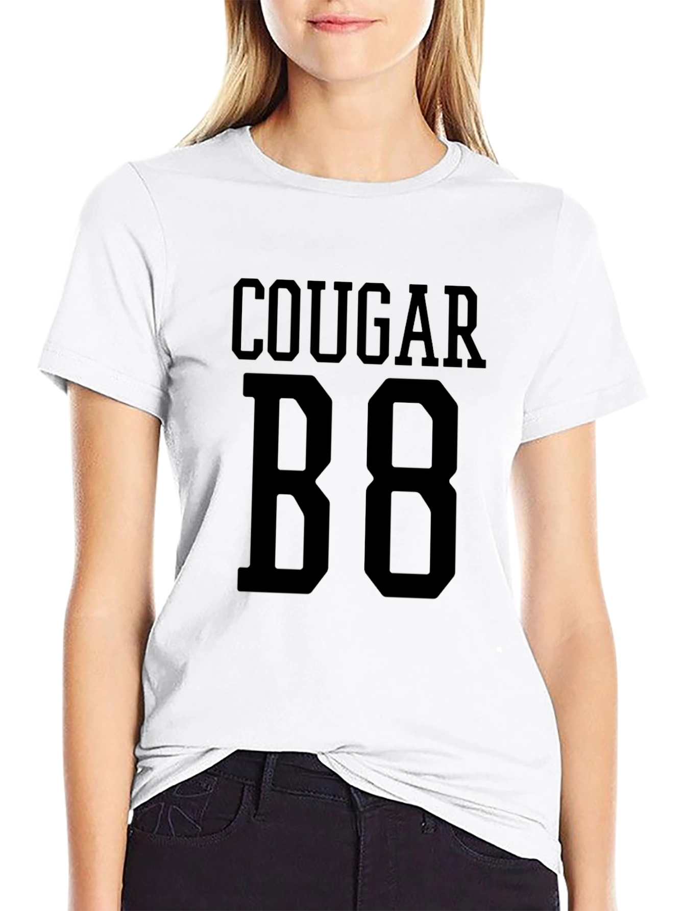 Black Cougar 88 Graphic T-Shirt - Mens Black Tee view 9