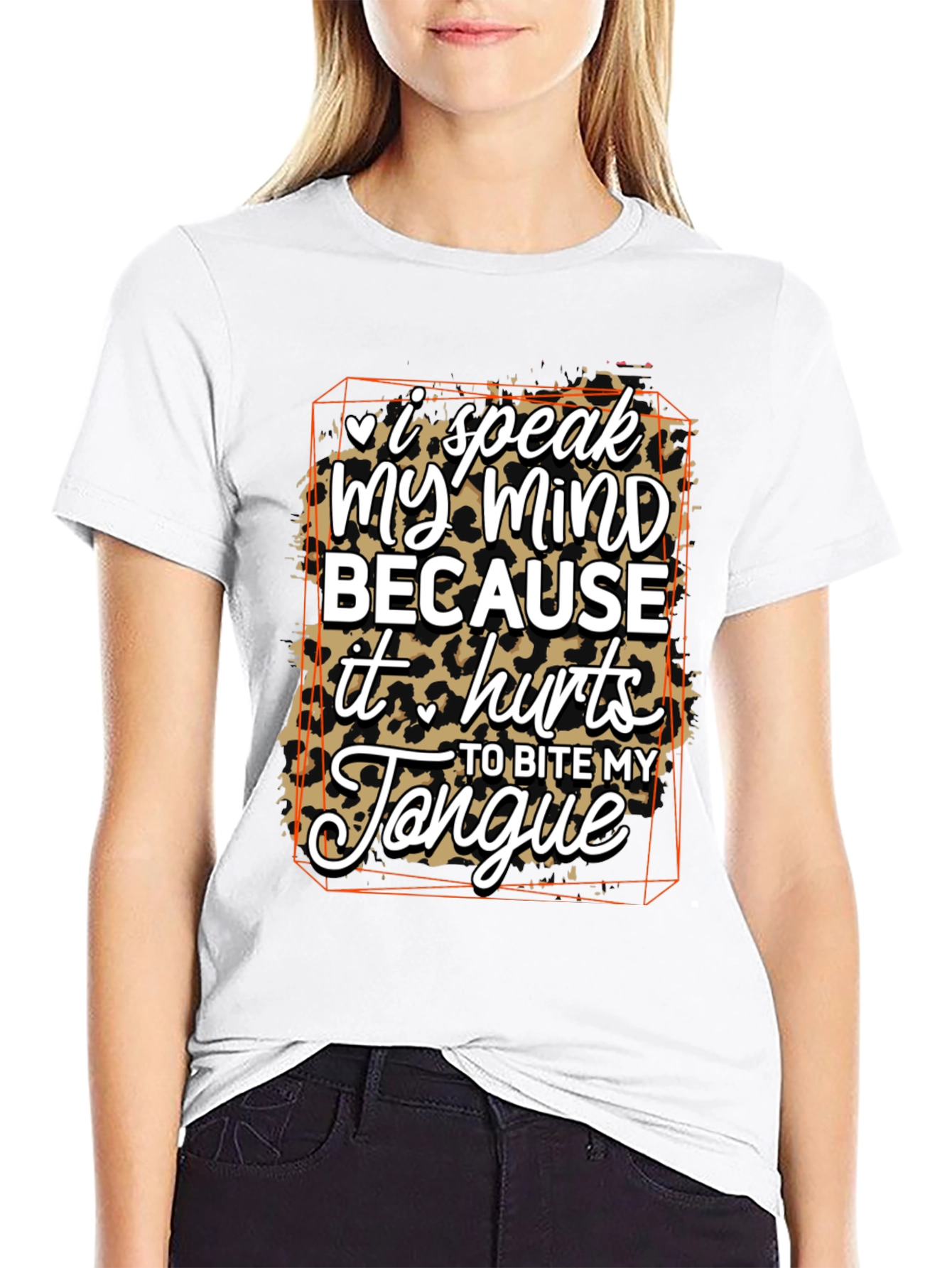 Black Mind Speak Graphic Tee - Bold Statement Shirt view 9