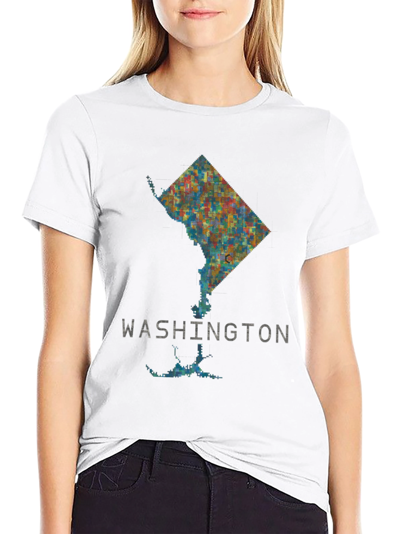 Black Washington D.C. Graphic T-Shirt view 9