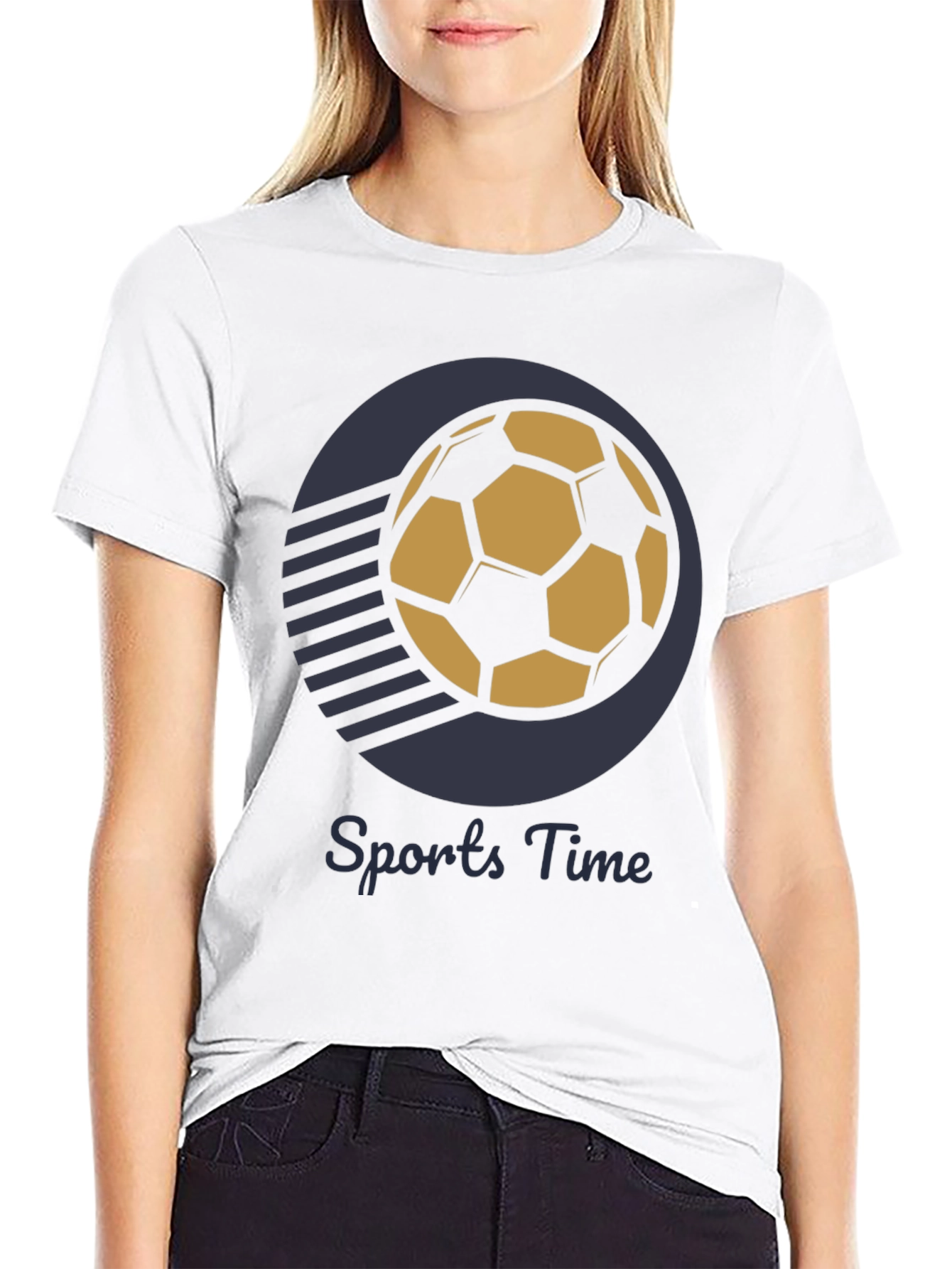 Black Sports Time Graphic T-Shirt view 9