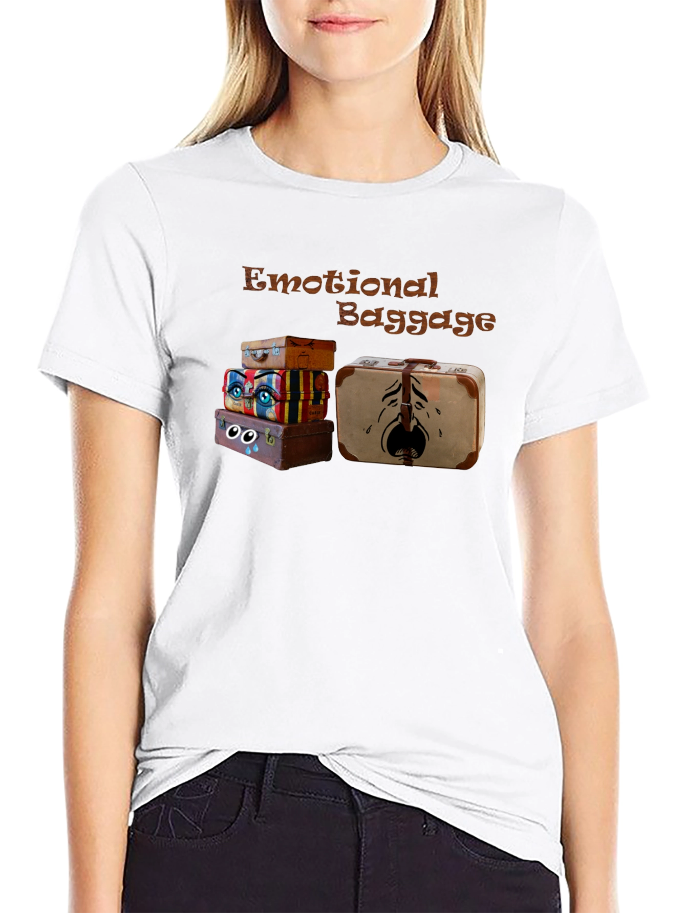 Emotional Baggage Graphic Tee - Unique Design - 9