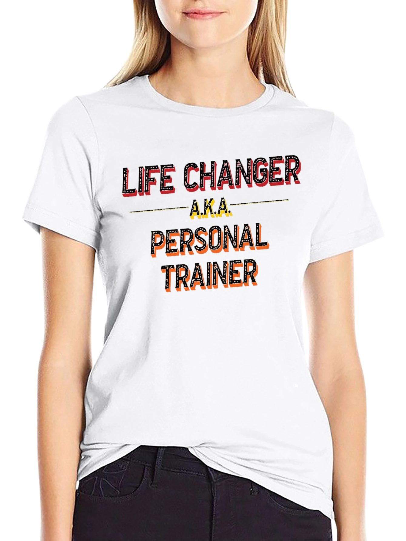 Black Life Changer Personal Trainer T-Shirt view 9