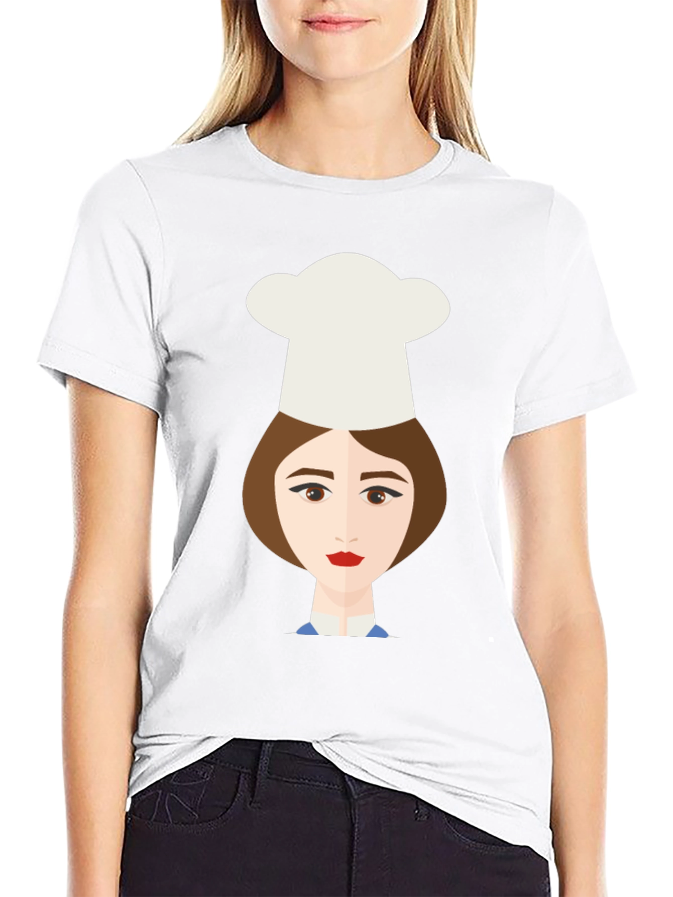 Black Chef Girl Graphic Tee - Unique Design, Soft Cotton view 9