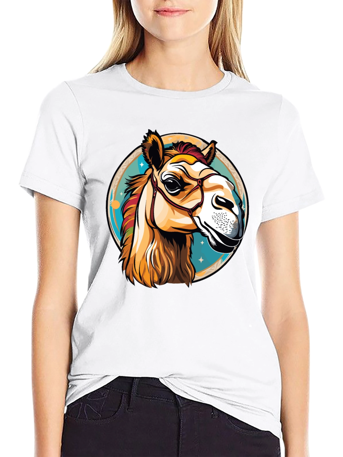 Black Camel T-Shirt - Men's Graphic Tee view 9