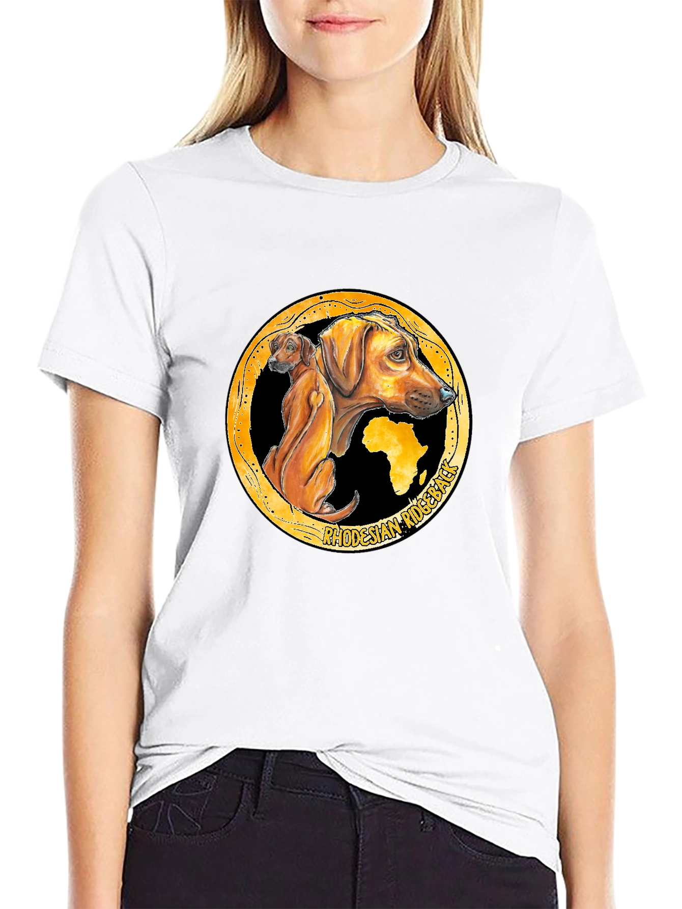 Rhodesian Ridgeback T-Shirt - Africa Dog Breed Tee - 9