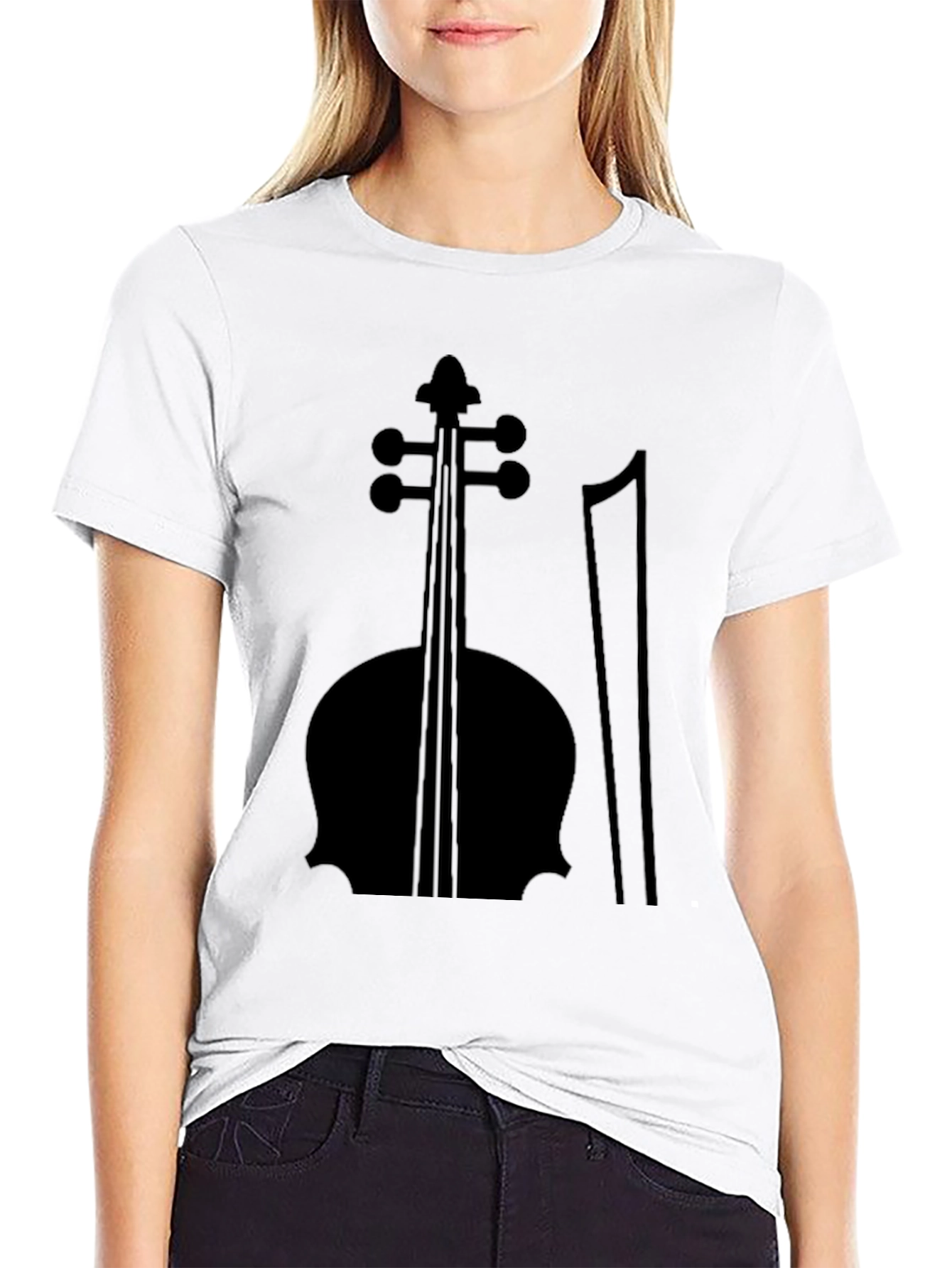 Black Cello T-Shirt - Music Lover Tee - 9
