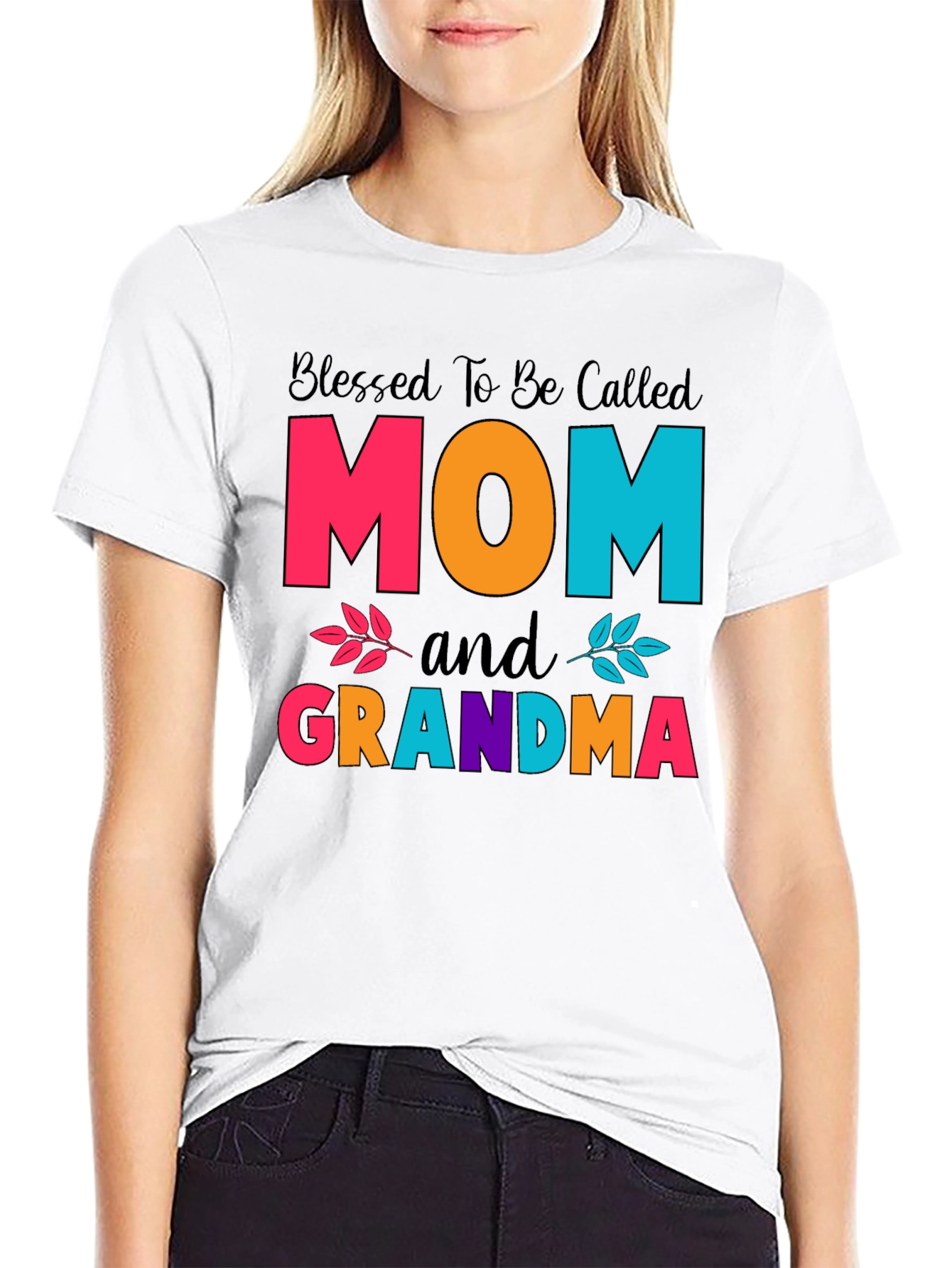 Blessed Mom and Grandma T-Shirt - 9