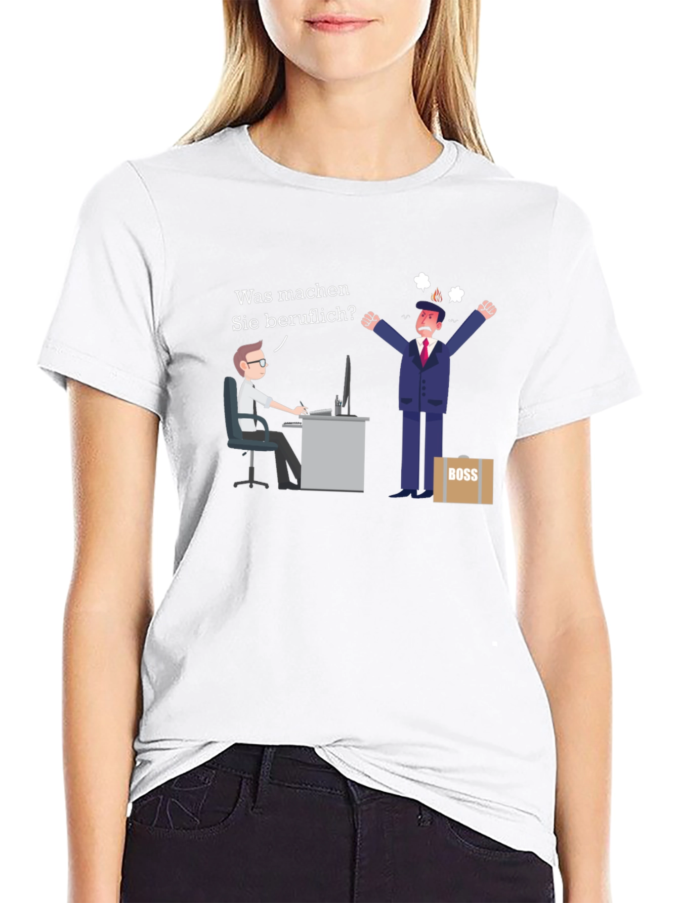 Black Funny Job T-Shirt - Was machen Sie beruflich? view 9