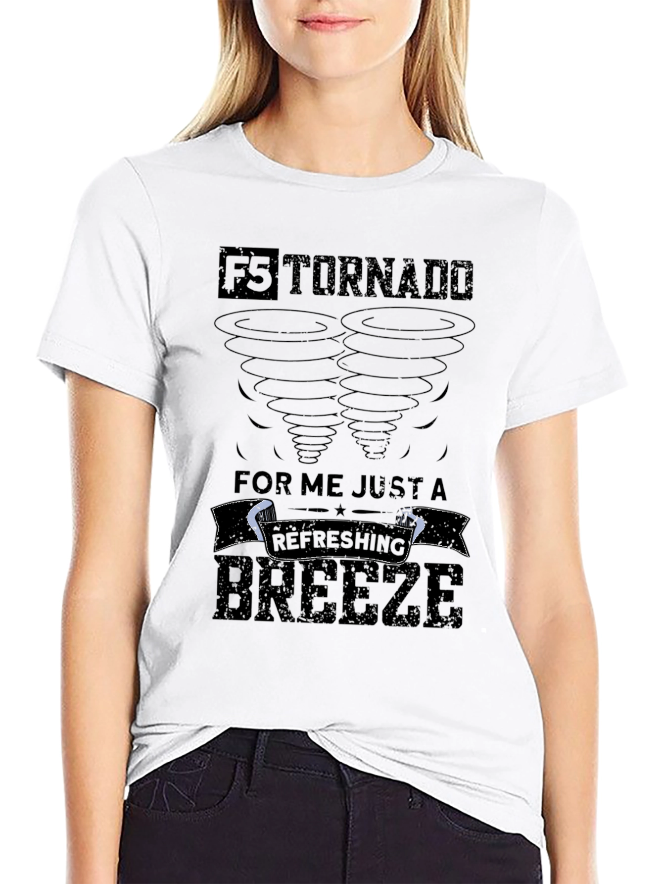 Black F5 Tornado Refreshing Breeze Graphic Tee view 9