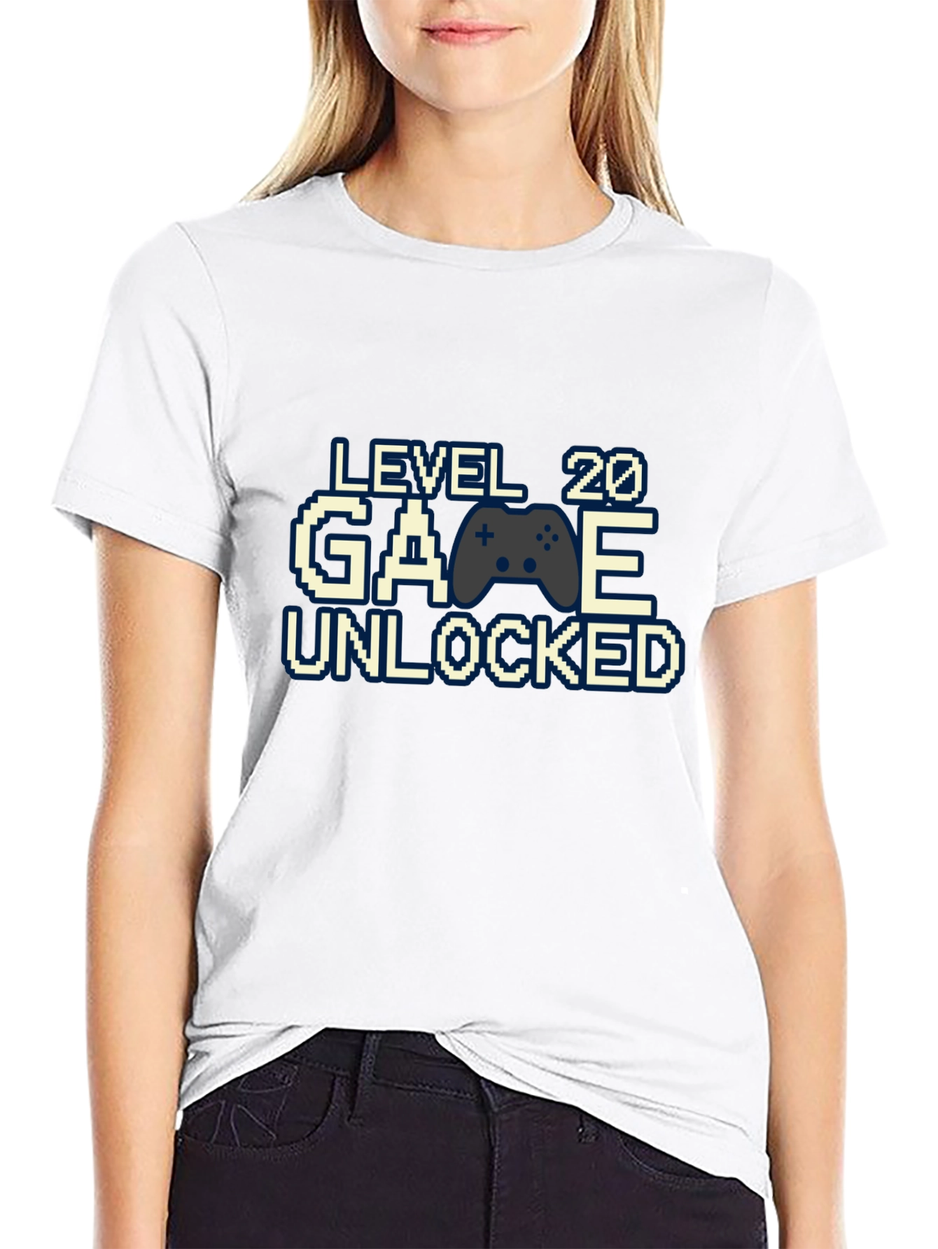 Level 20 Unlocked Gamer T-Shirt - Birthday Gift - 9