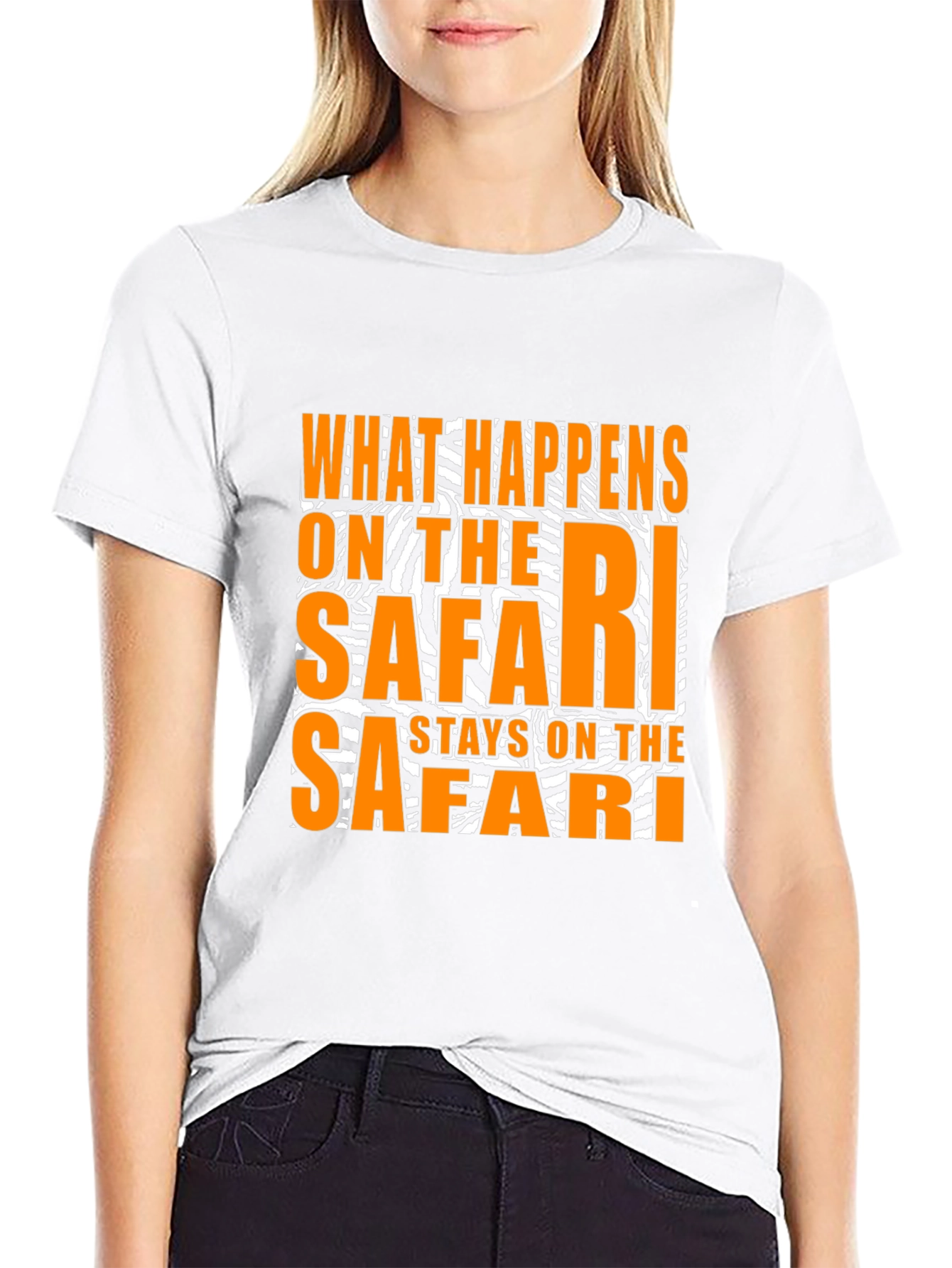Black Safari T-Shirt: What Happens on Safari Stays... view 9