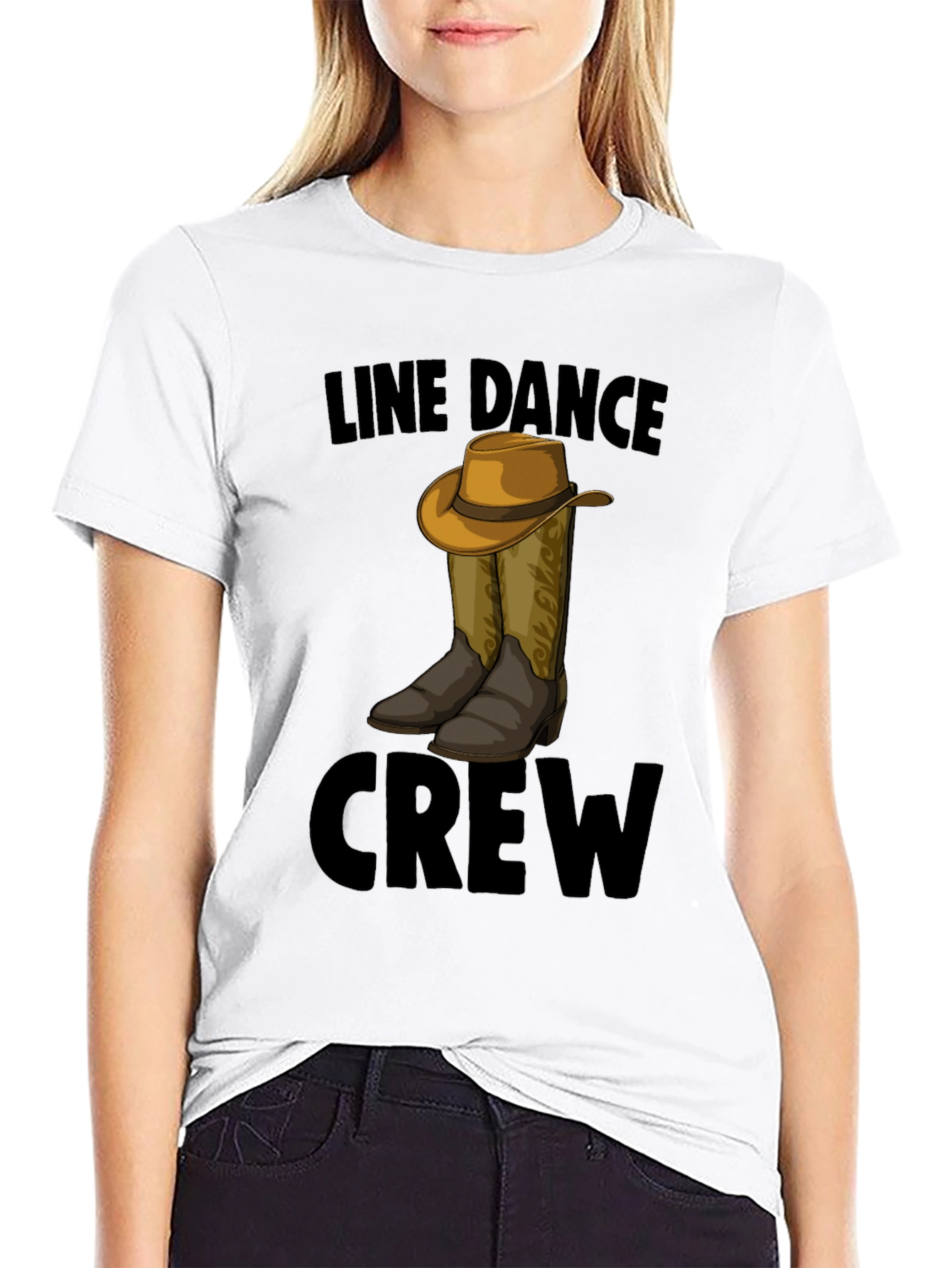 Line Dance Crew T-Shirt - Western Style - 9