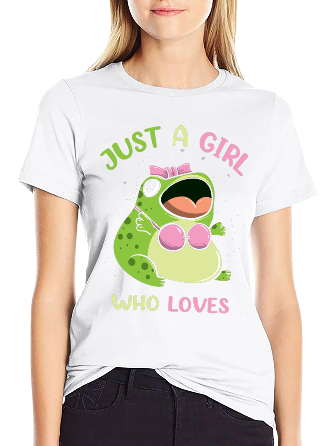 Black Funny Frog Lover T-Shirt view 9