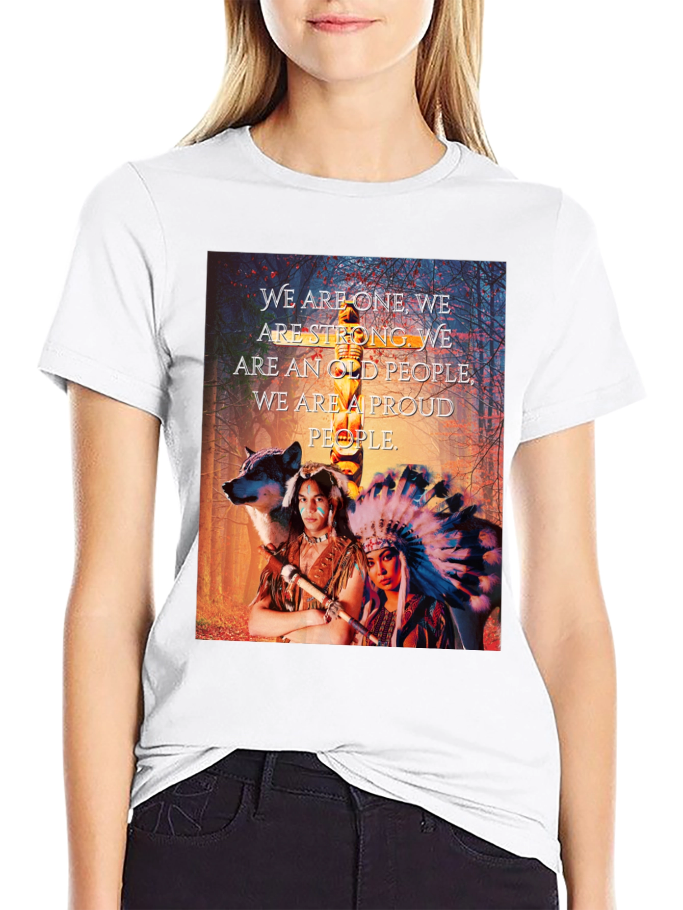Black Native American Pride T-Shirt view 9