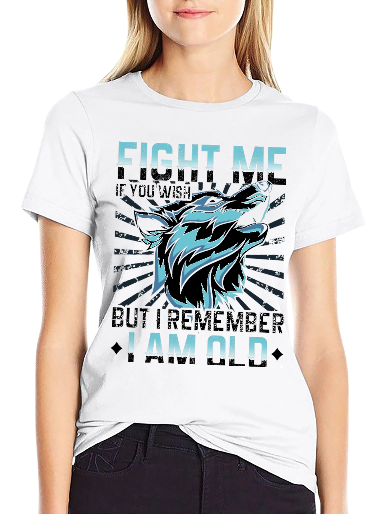 Black Fight Me If You Wish T-Shirt view 9