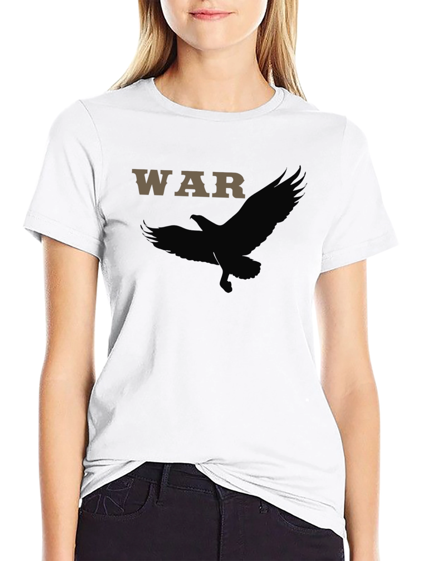 Black Black WAR Eagle Graphic Tee - Mens' Style view 9