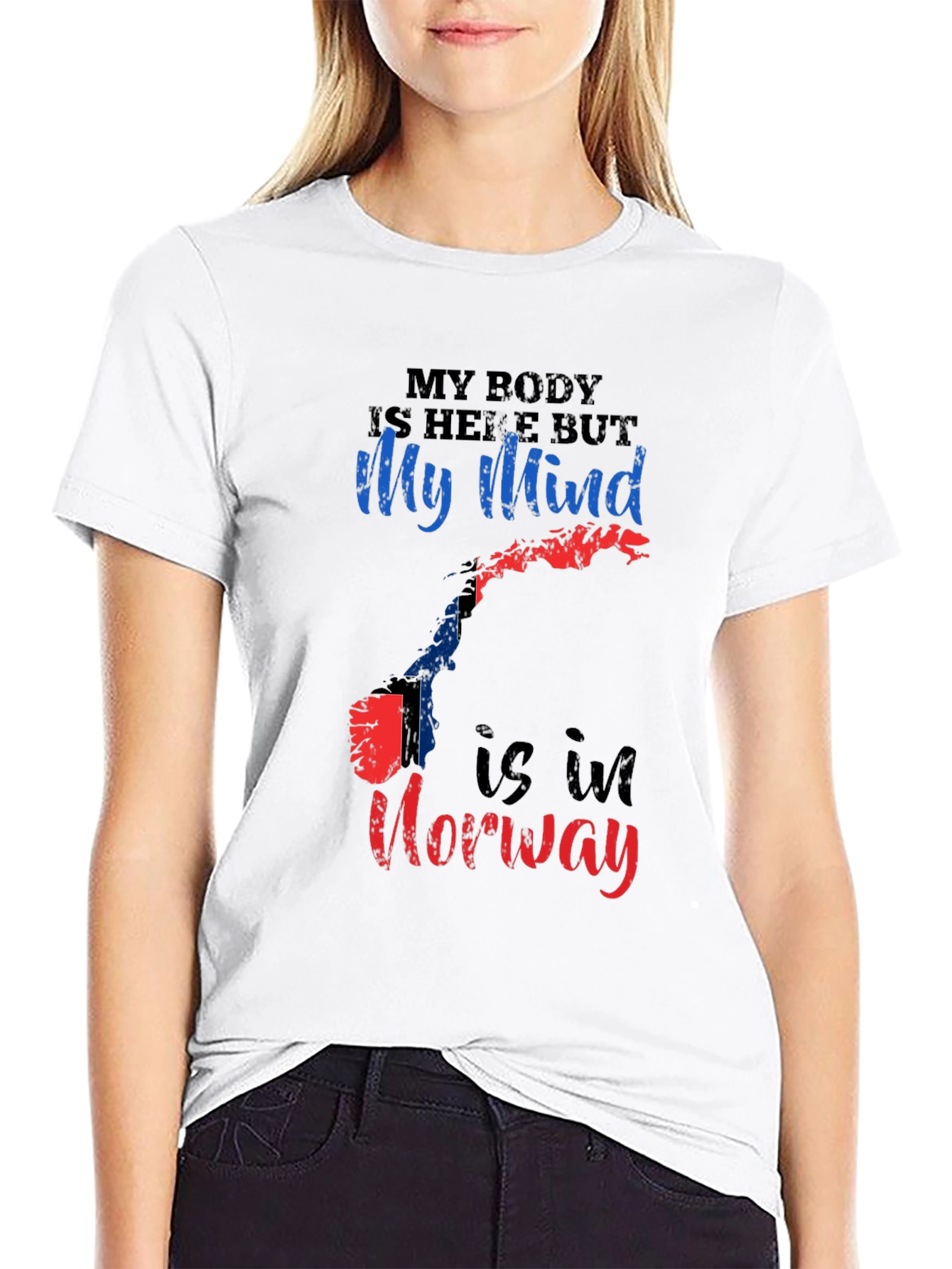 My Mind is in Norway T-Shirt - 9