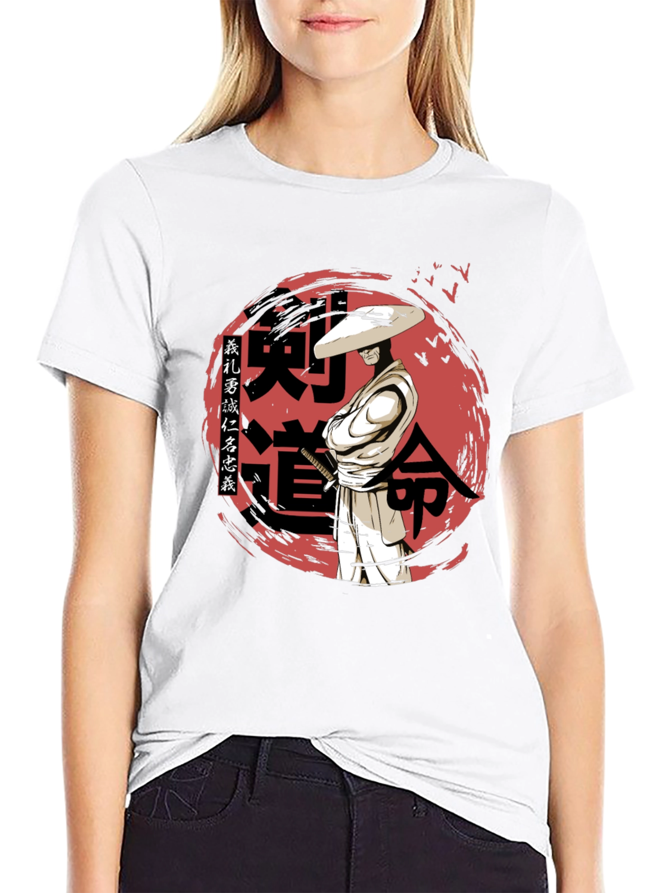 Black Samurai Kendo T-Shirt - Martial Arts Inspired view 9