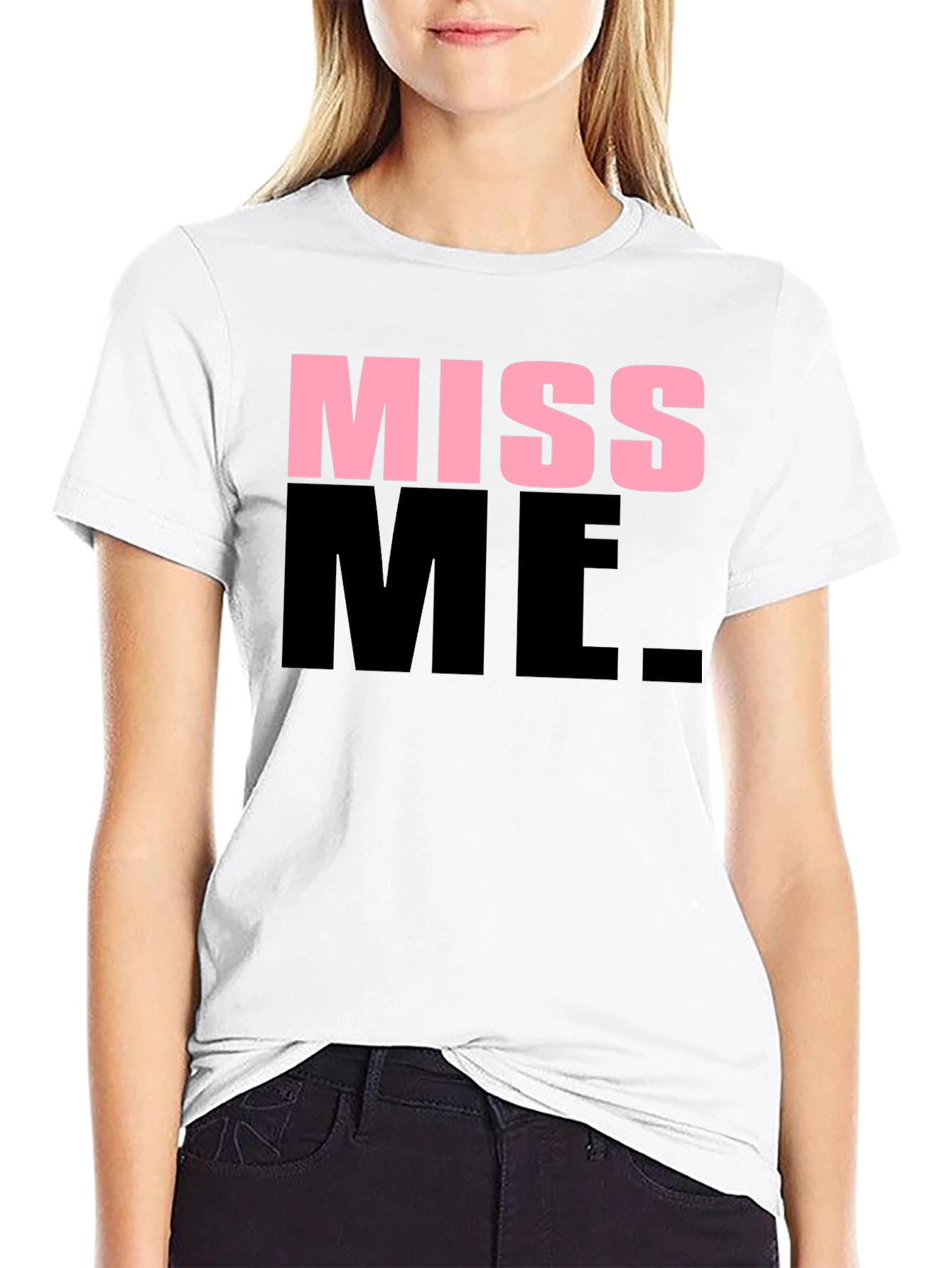 Black Miss Me Graphic T-Shirt view 9