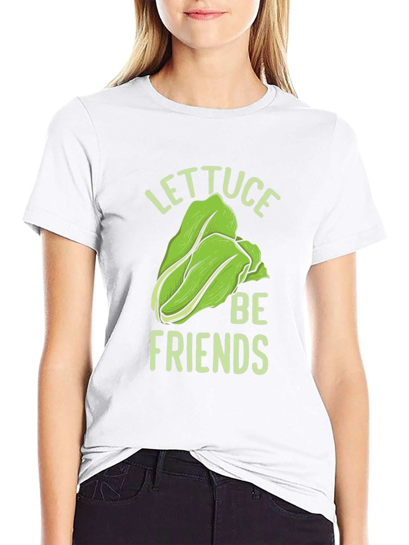 Black Lettuce Be Friends Graphic Tee view 9