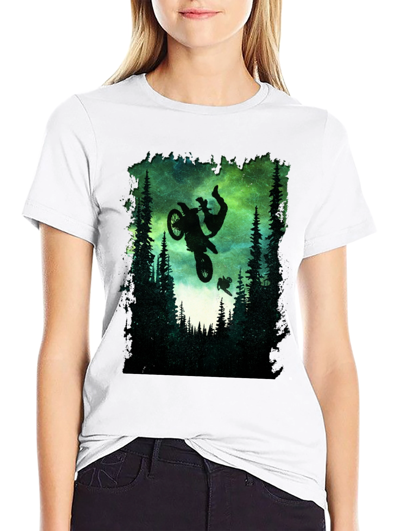 Black Mountain Motocross Graphic T-Shirt view 9