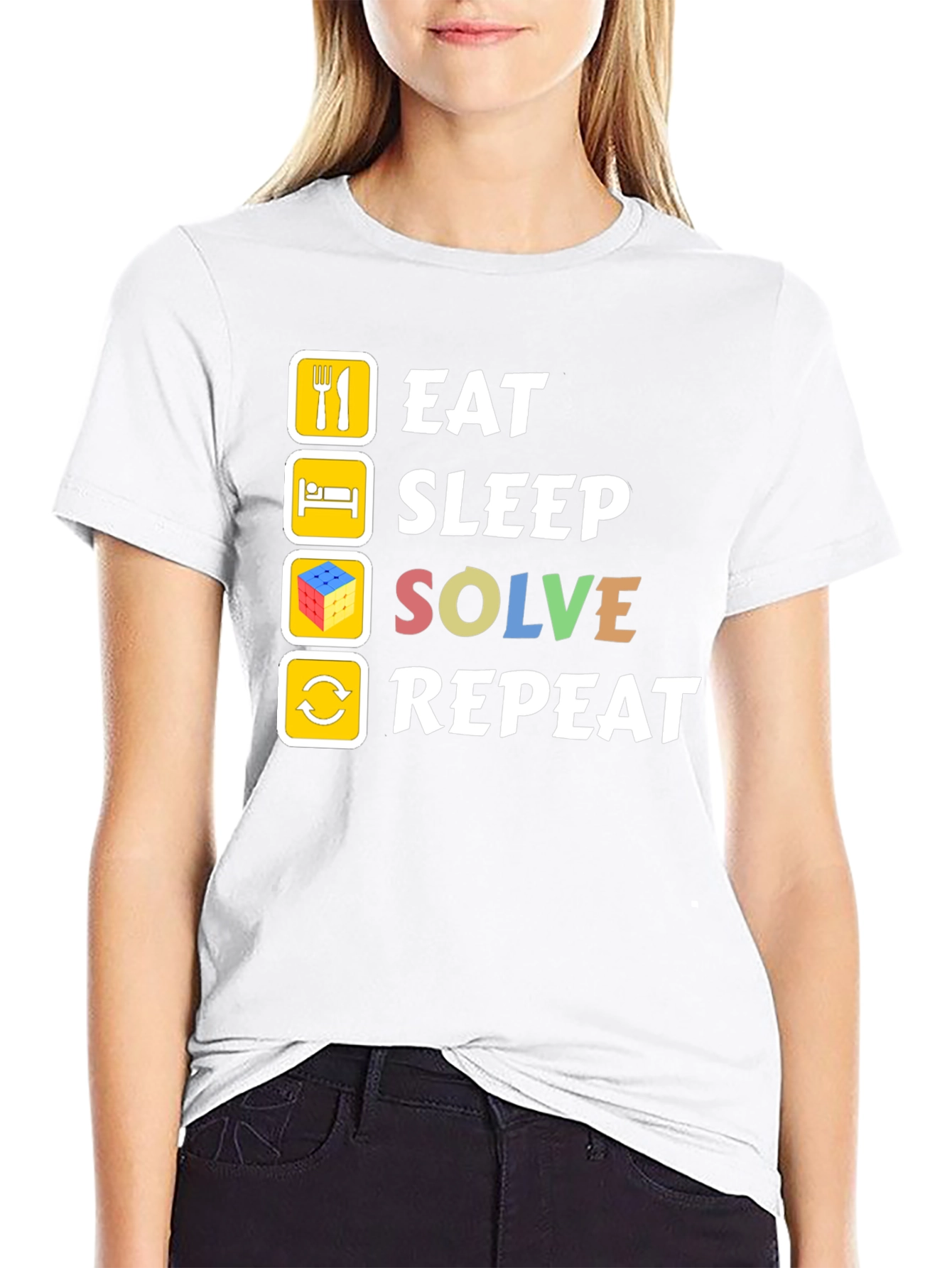 Eat Sleep Solve Repeat T-Shirt - 9