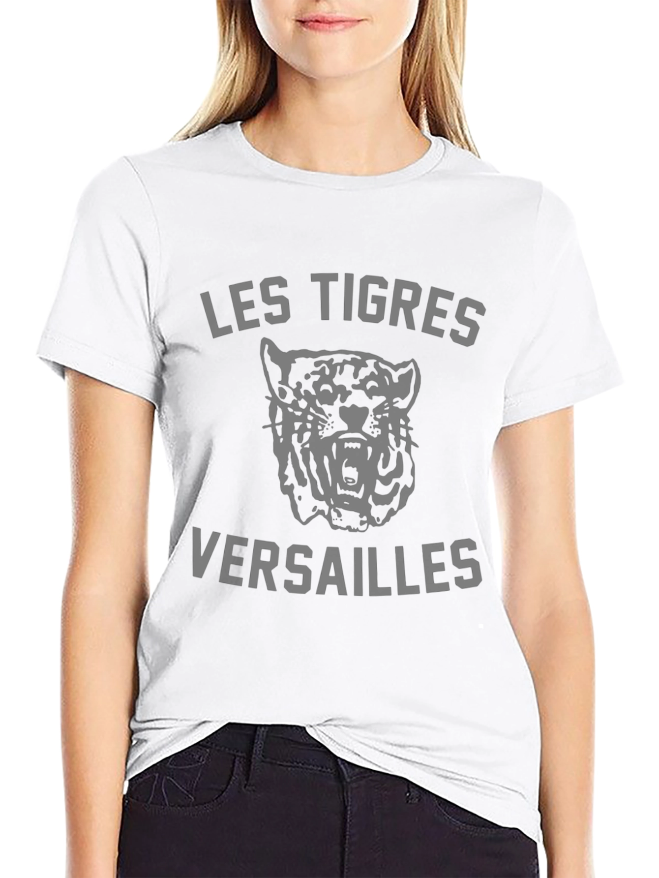 Black Les Tigres Versailles Graphic Tee view 9