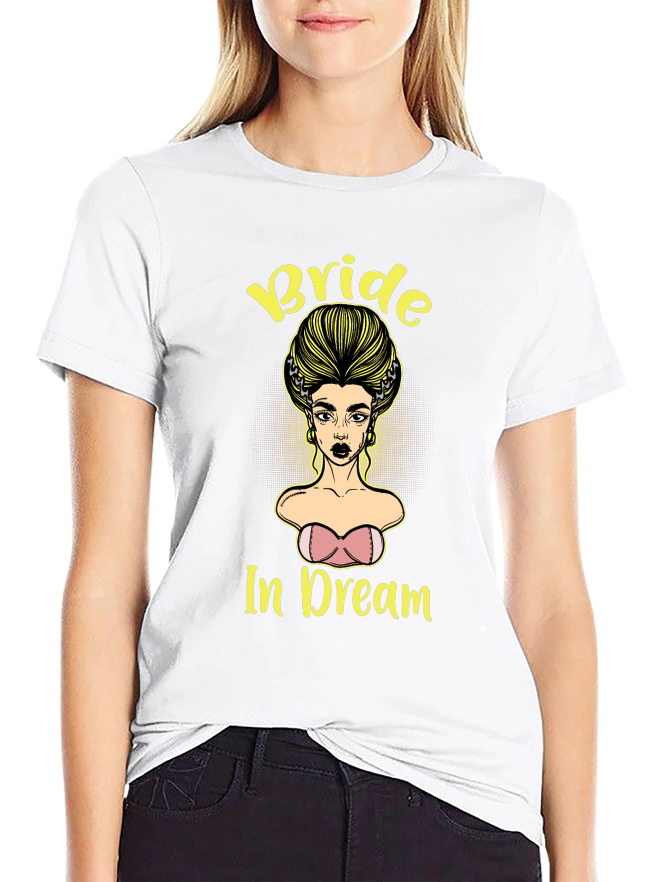 Black Bride In Dream Graphic Tee - Unique Design view 9