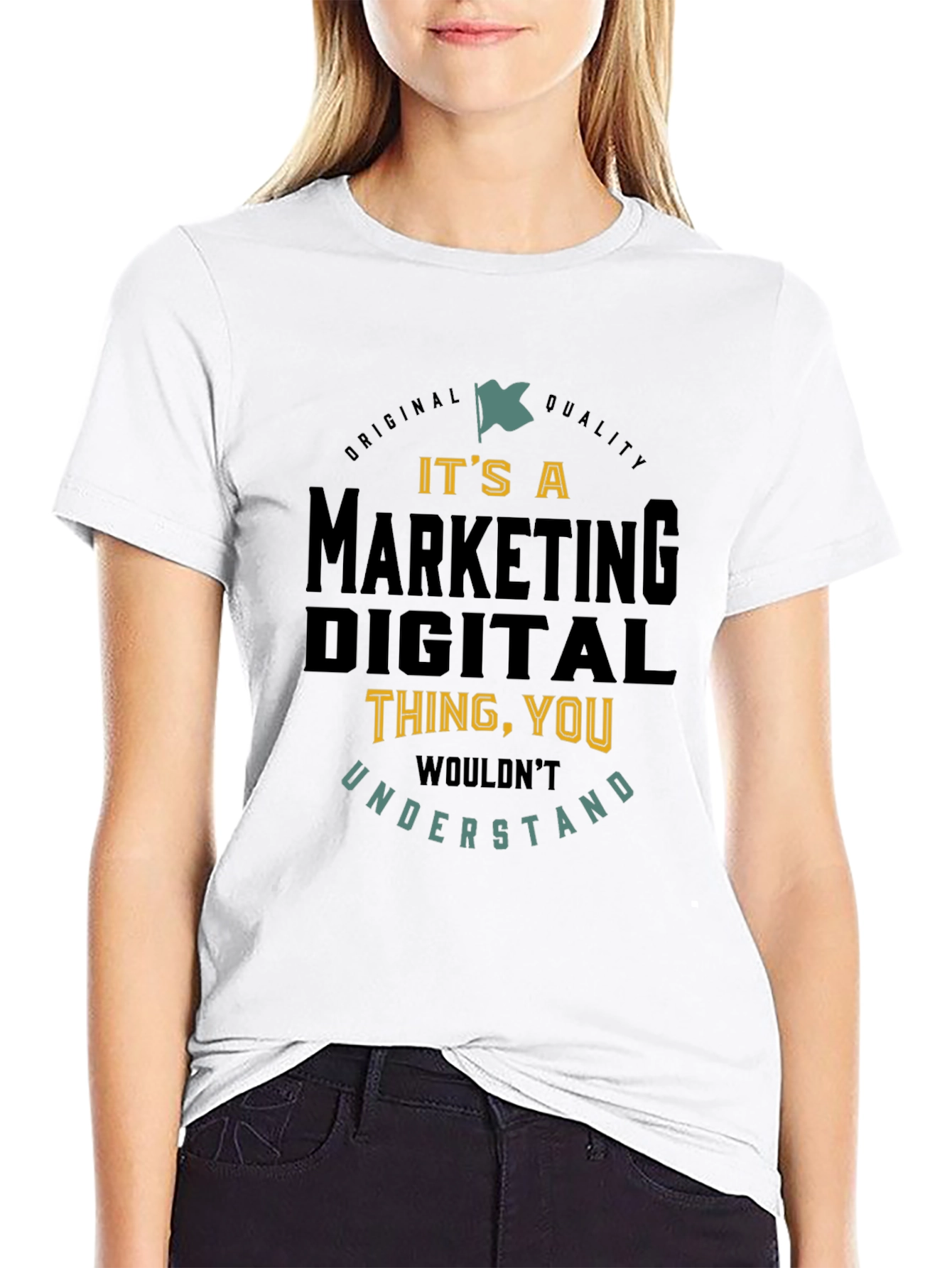 Black Marketing Digital Thing You Wouldn't Understand T-Shirt view 9