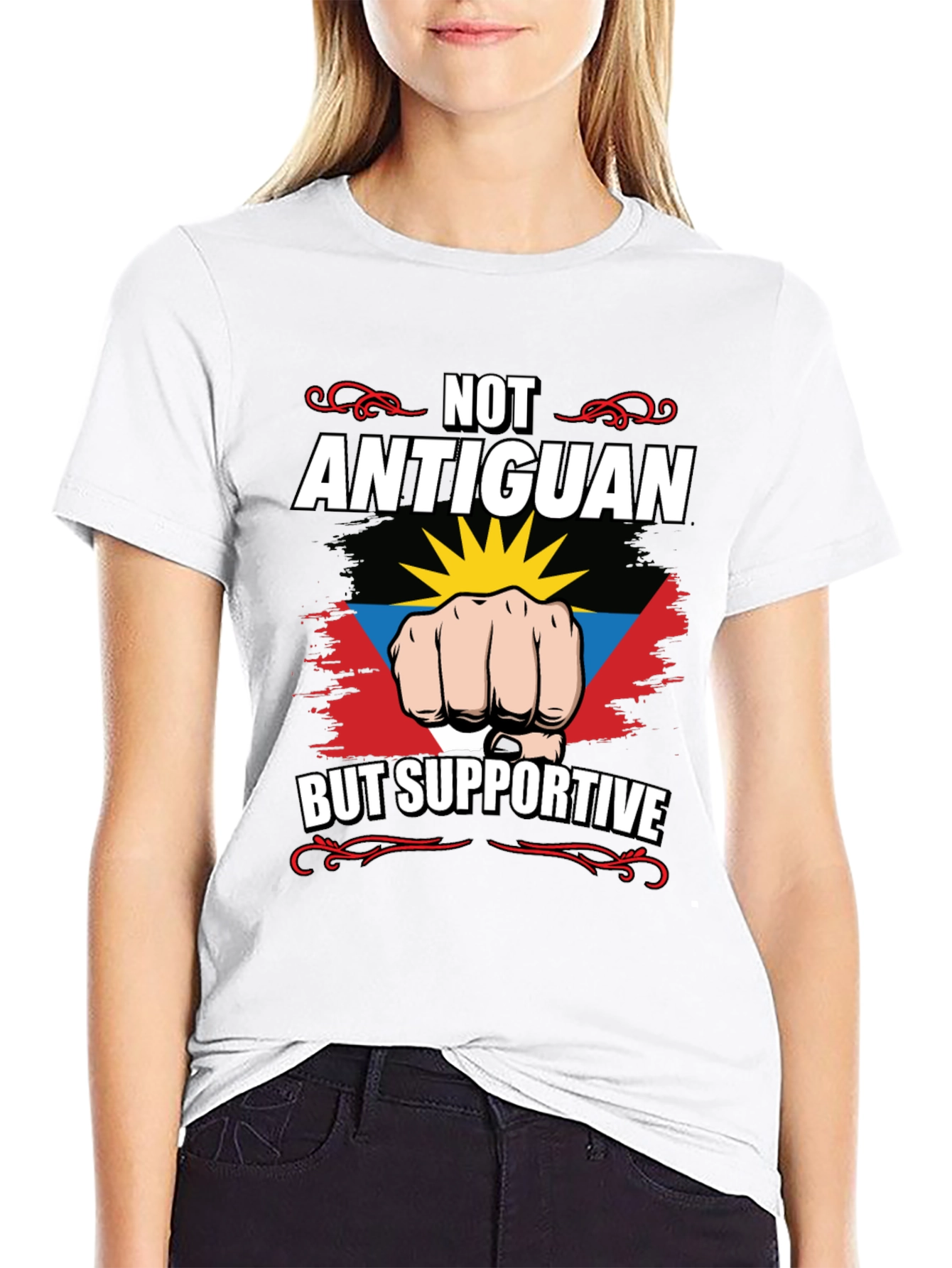 Antiguan Supportive Graphic T-Shirt - 9
