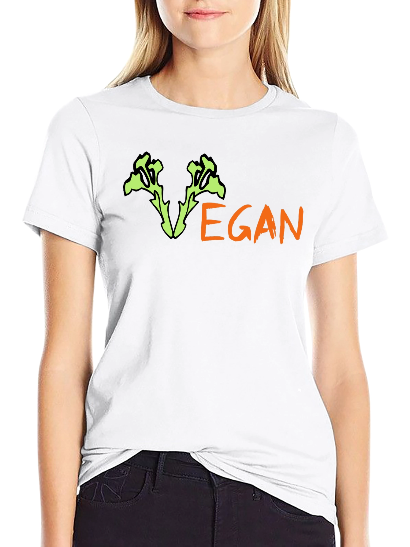Black Vegan T-Shirt - Stylish & Comfortable view 9