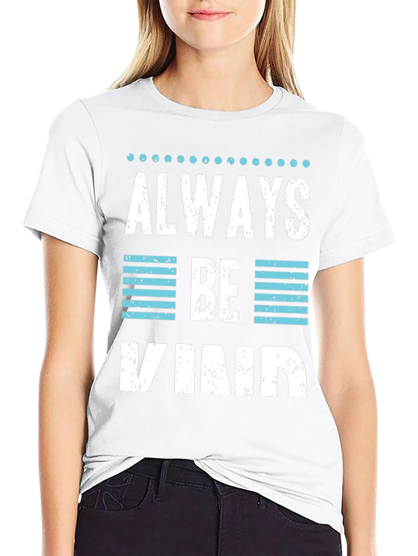 Black Always Be Kind Graphic T-Shirt view 9