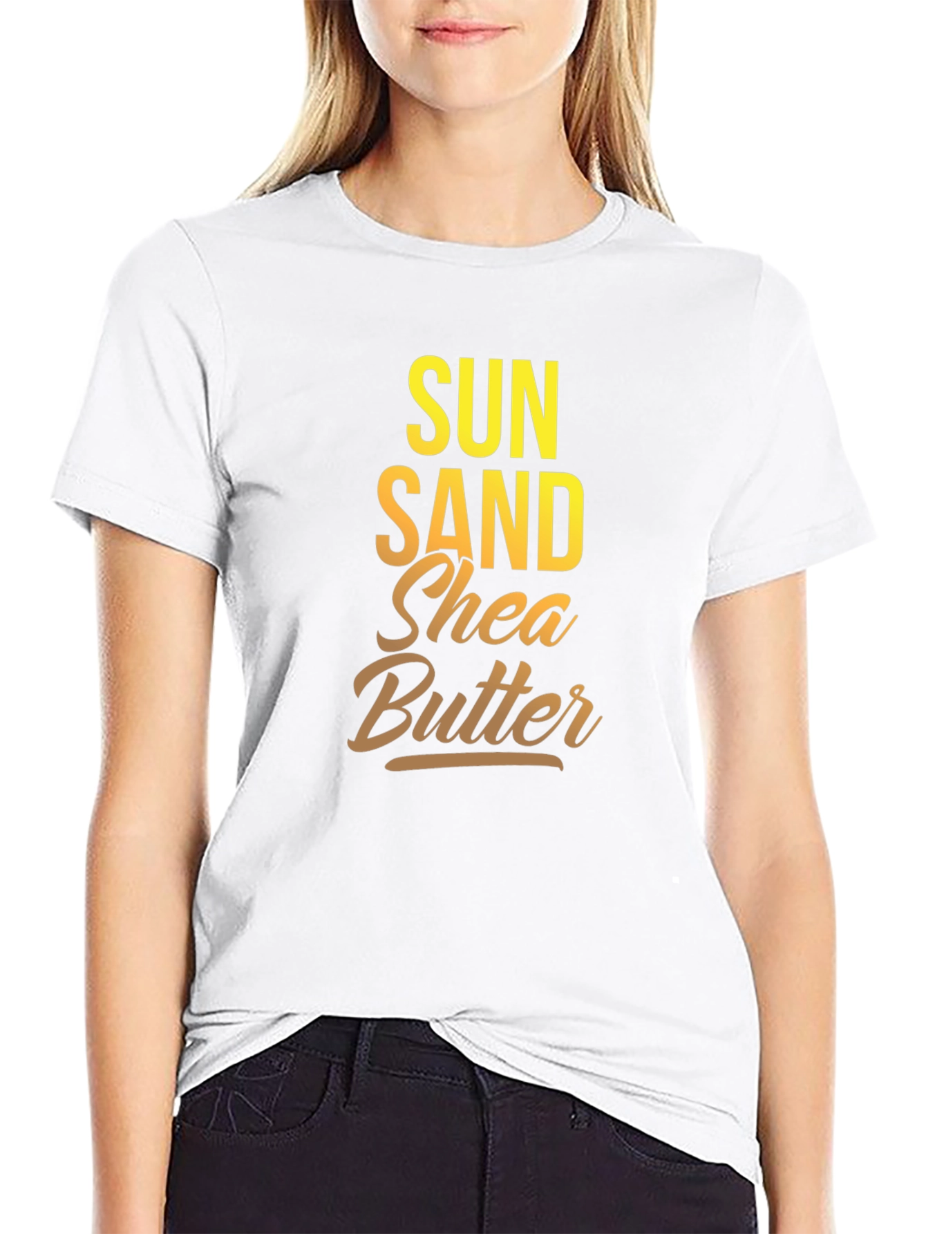 Black Sun Sand Shea Butter Graphic Tee view 9