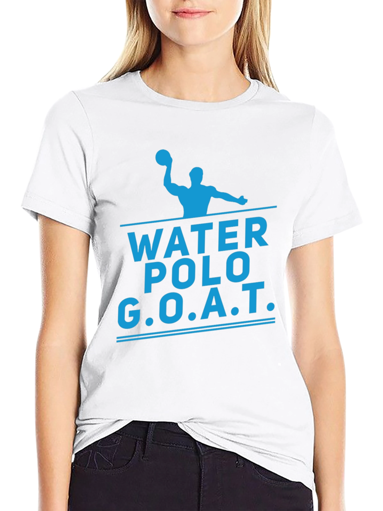Black Water Polo GOAT T-Shirt - Black view 9