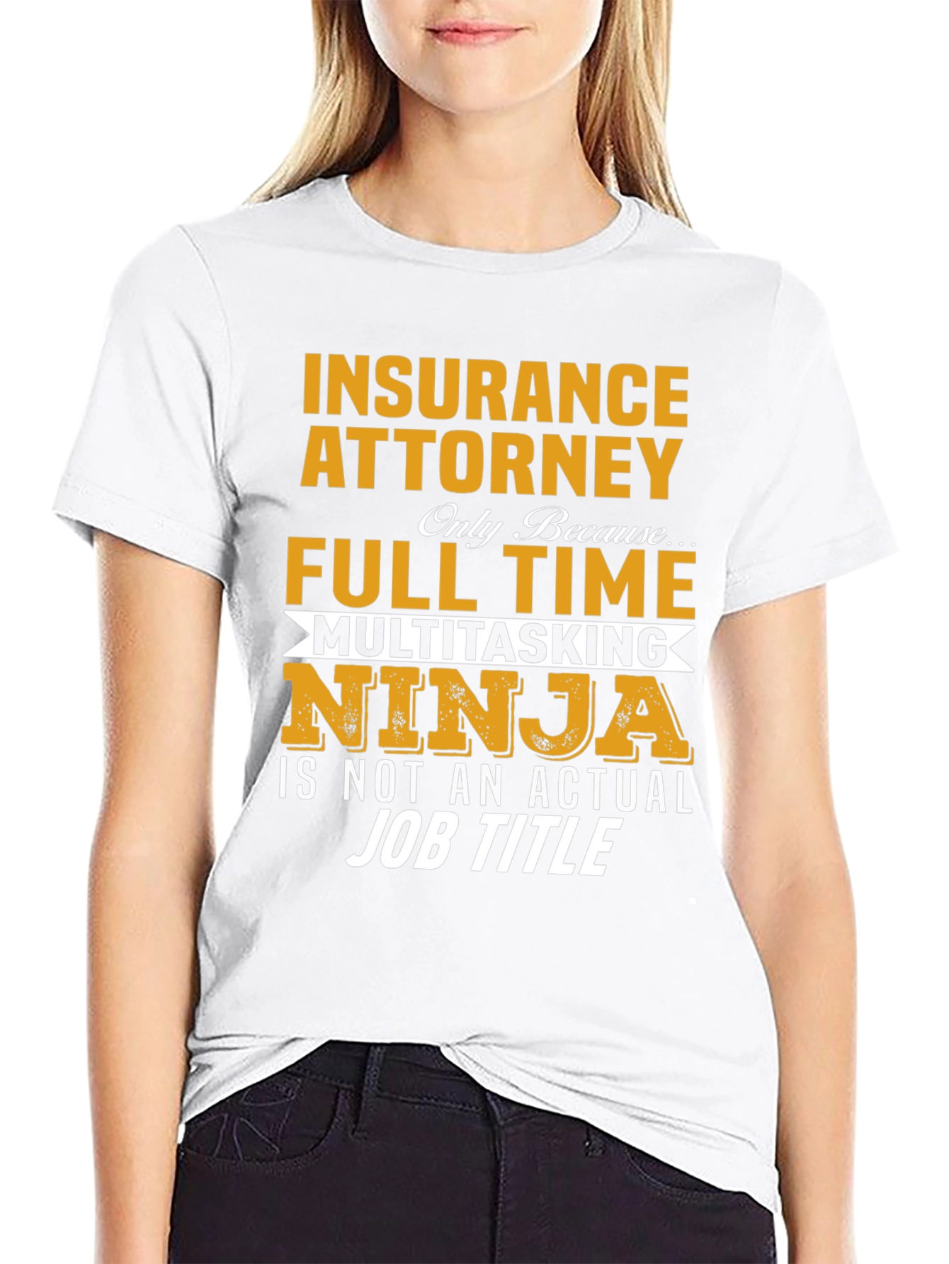 Insurance Attorney Multitasking Ninja Graphic T-Shirt - 9