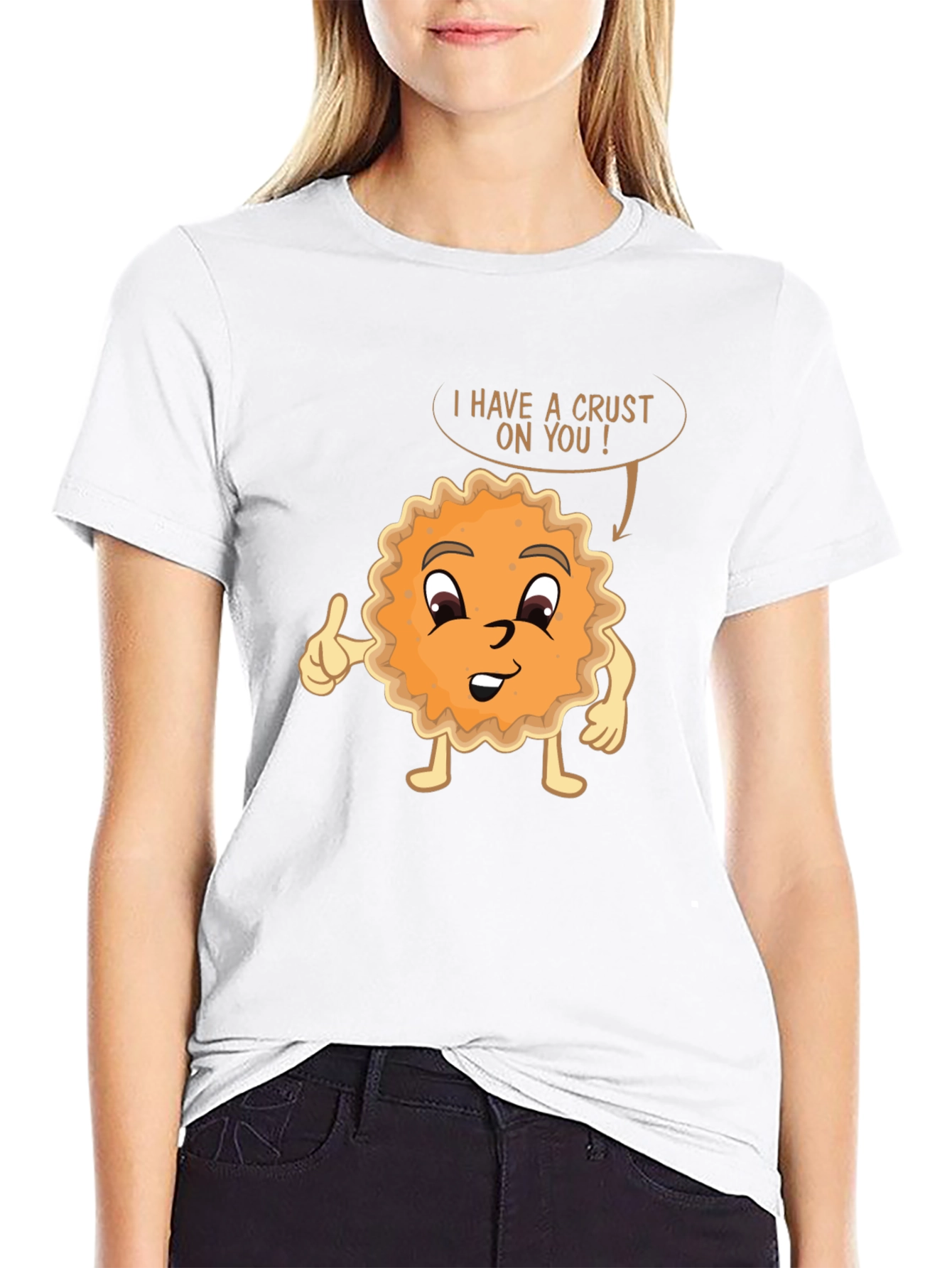 Funny Pie Pun T-Shirt - I Have A Crust On You! - 9