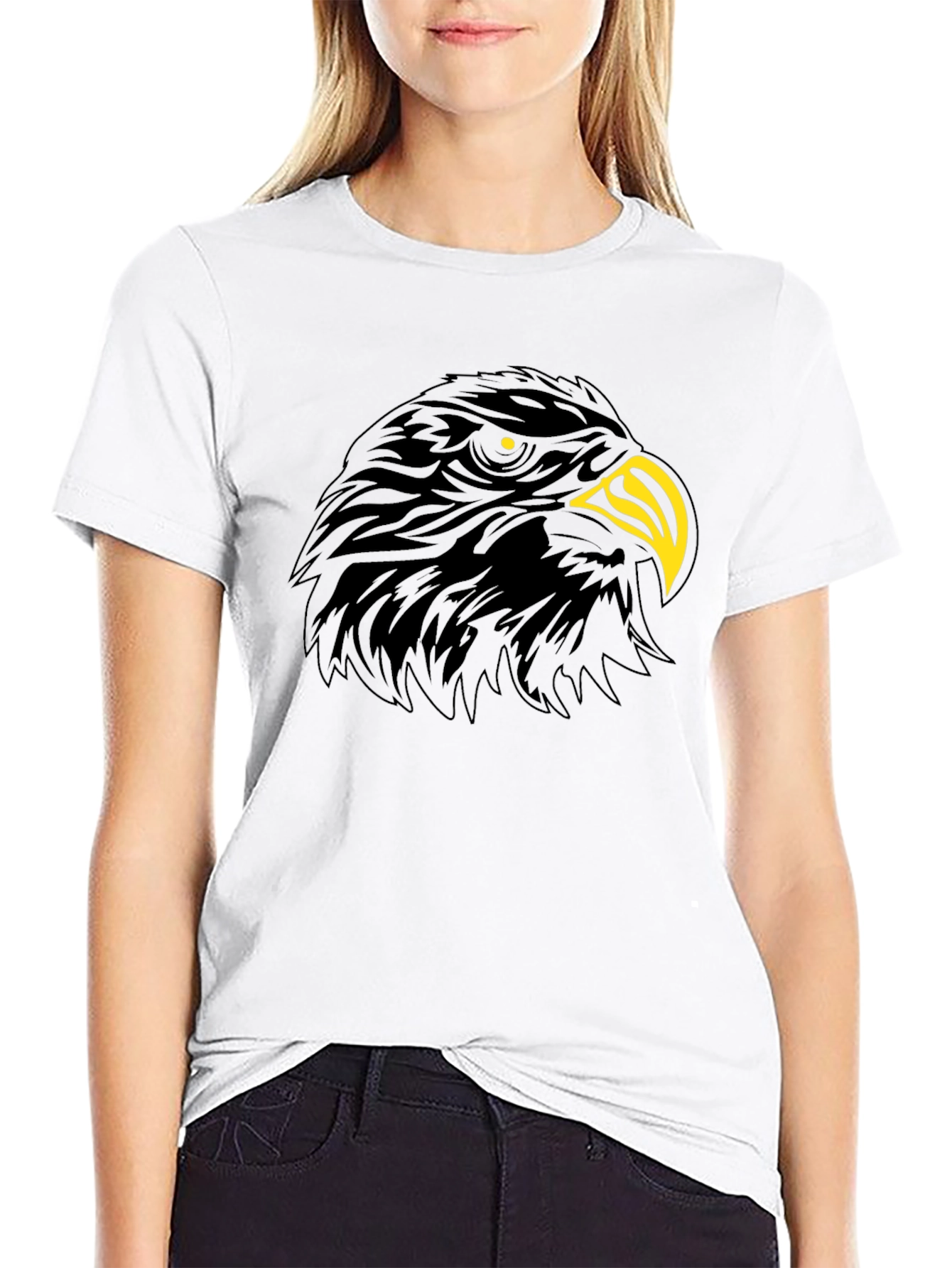 Black Black Eagle Graphic Tee - Men's Fashion view 9