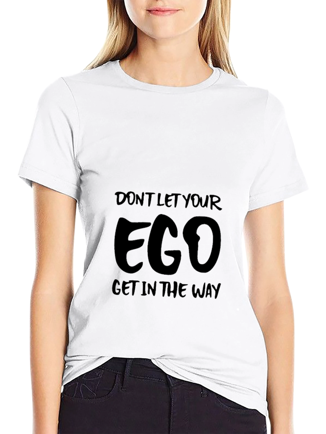 Black Ego Graphic T-Shirt - Black Casual Tee for Men view 9