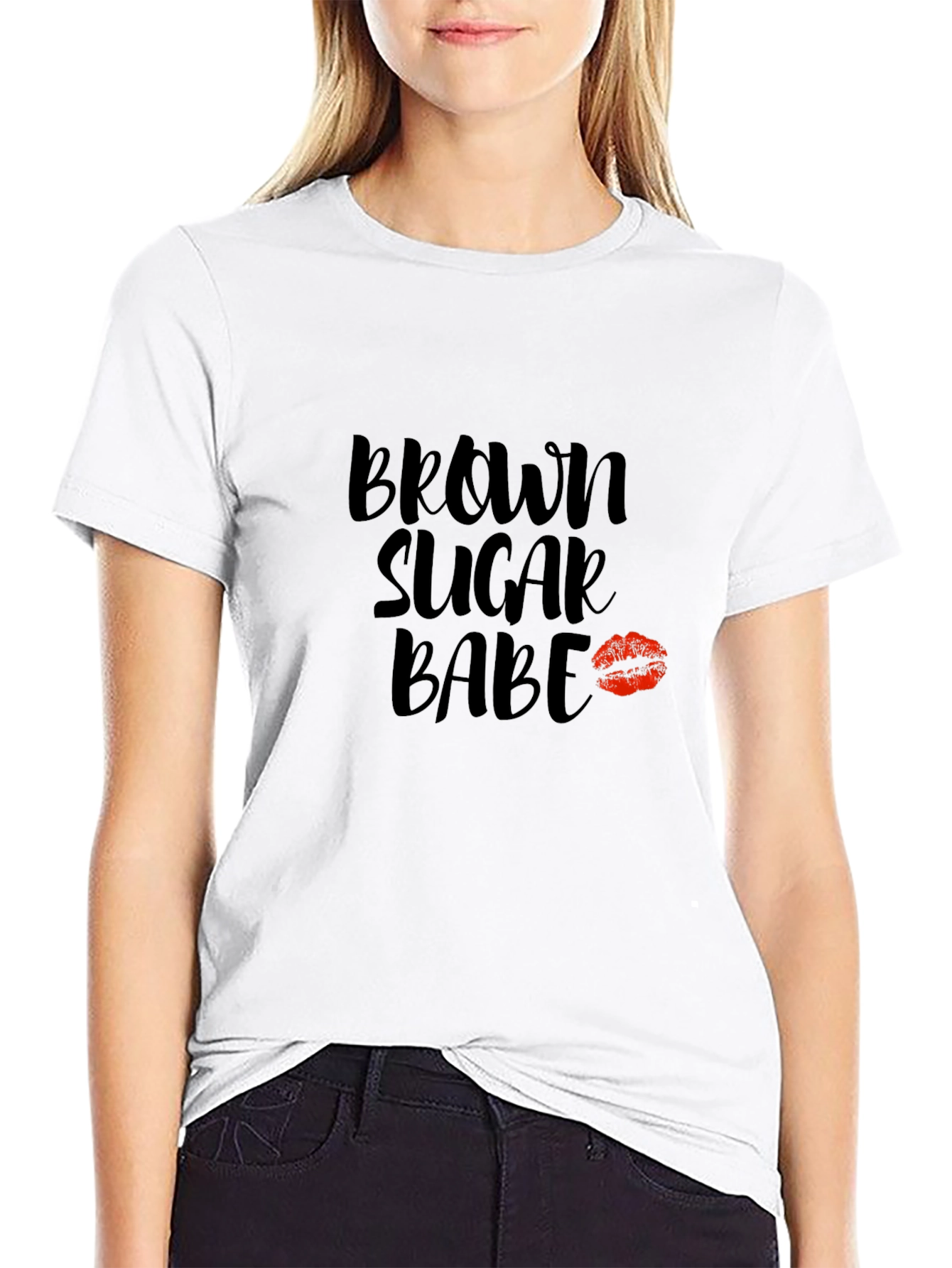 Black Brown Sugar Babe T-Shirt view 9