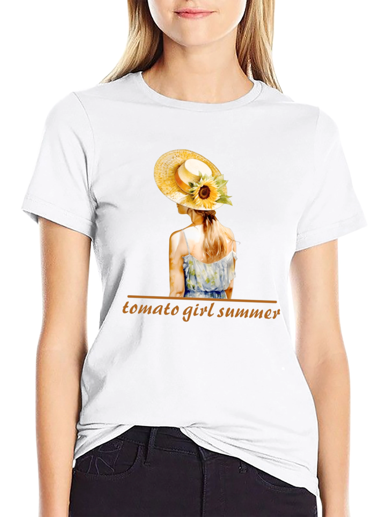 Black Tomato Girl Summer Graphic Tee view 9