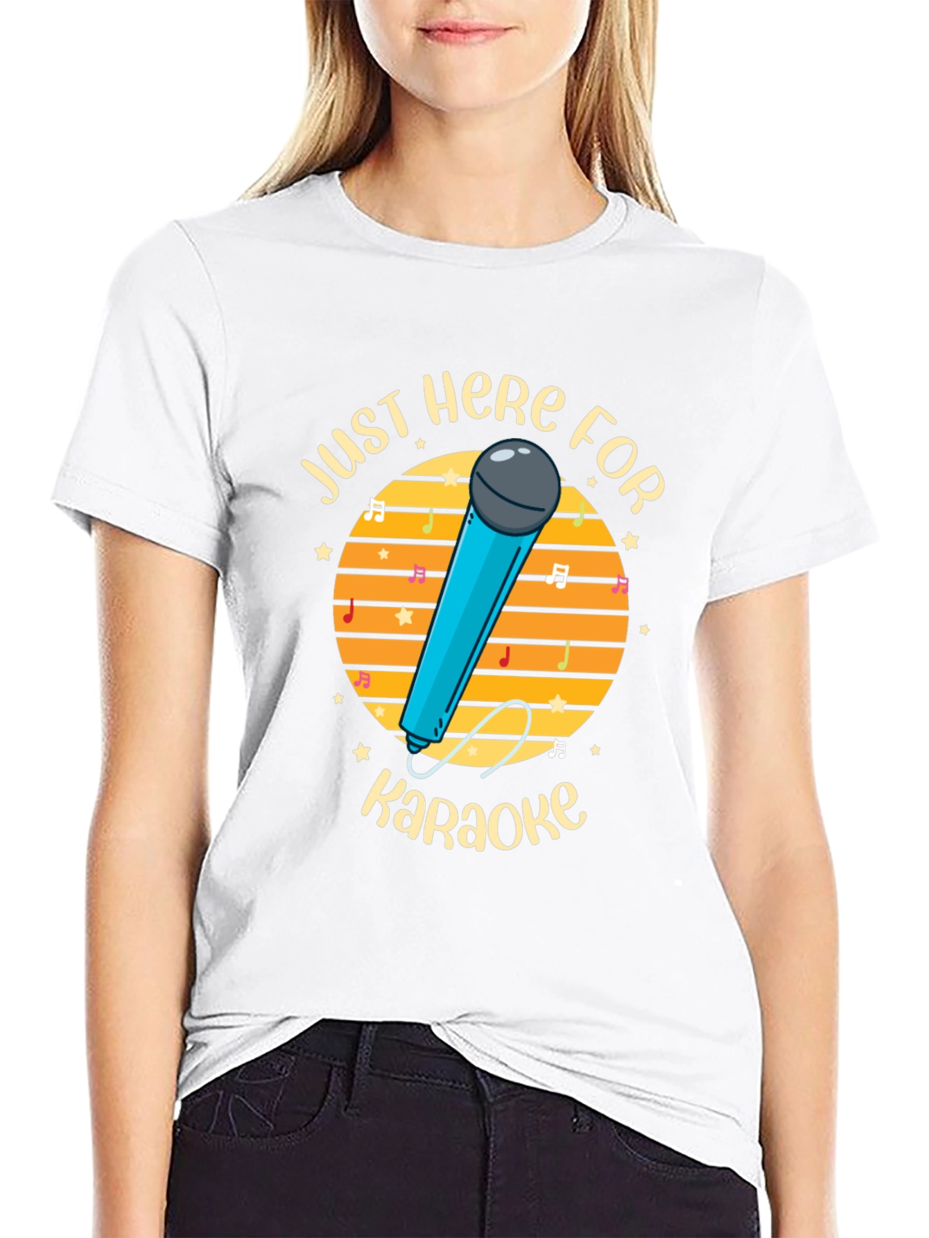 Just Here For Karaoke T-Shirt - 9